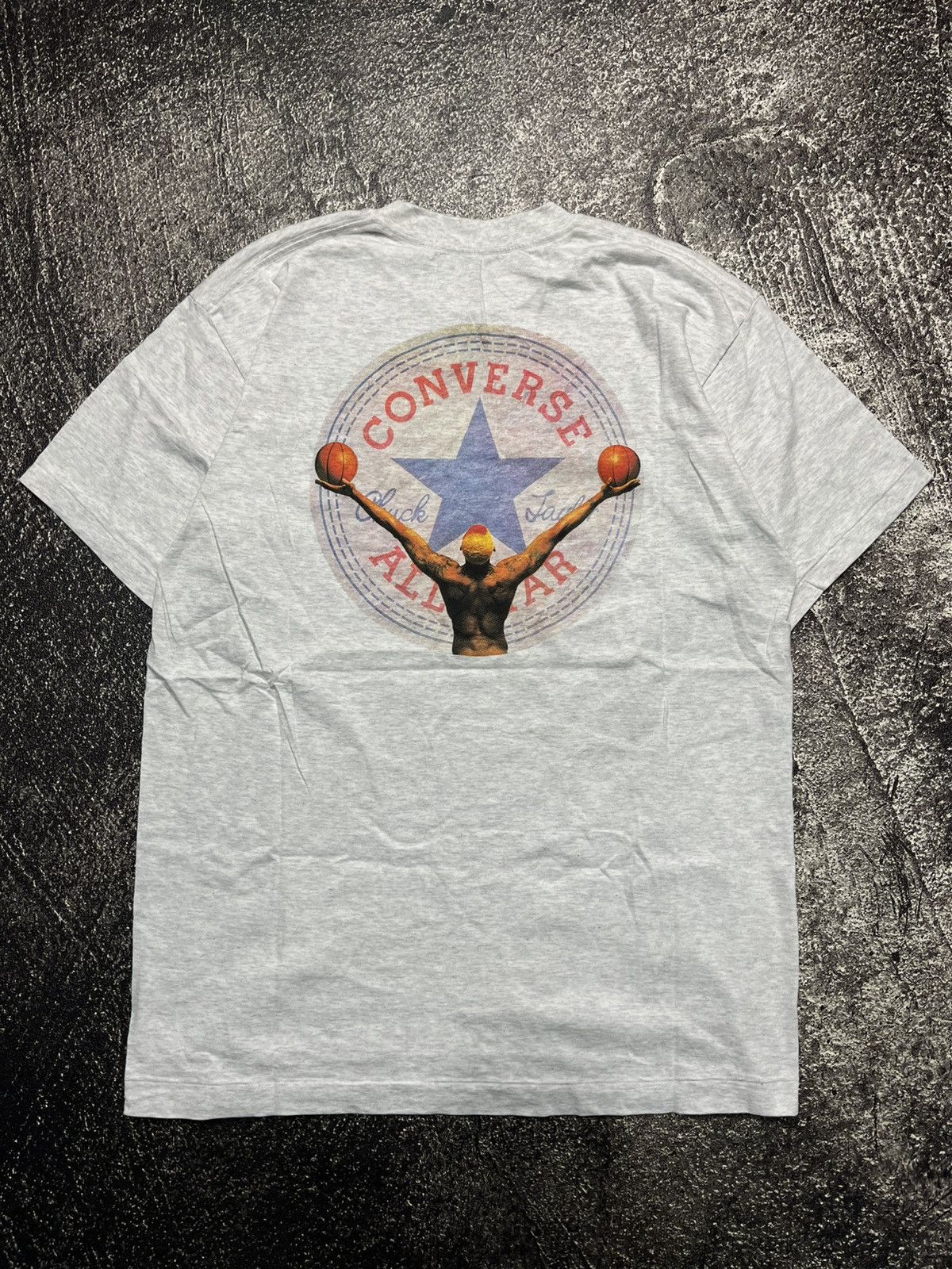 Converse Vintage Converse x Roodman Grey T-Shirts Size US L / EU 52-54 / 3 - 1 Thumbnail