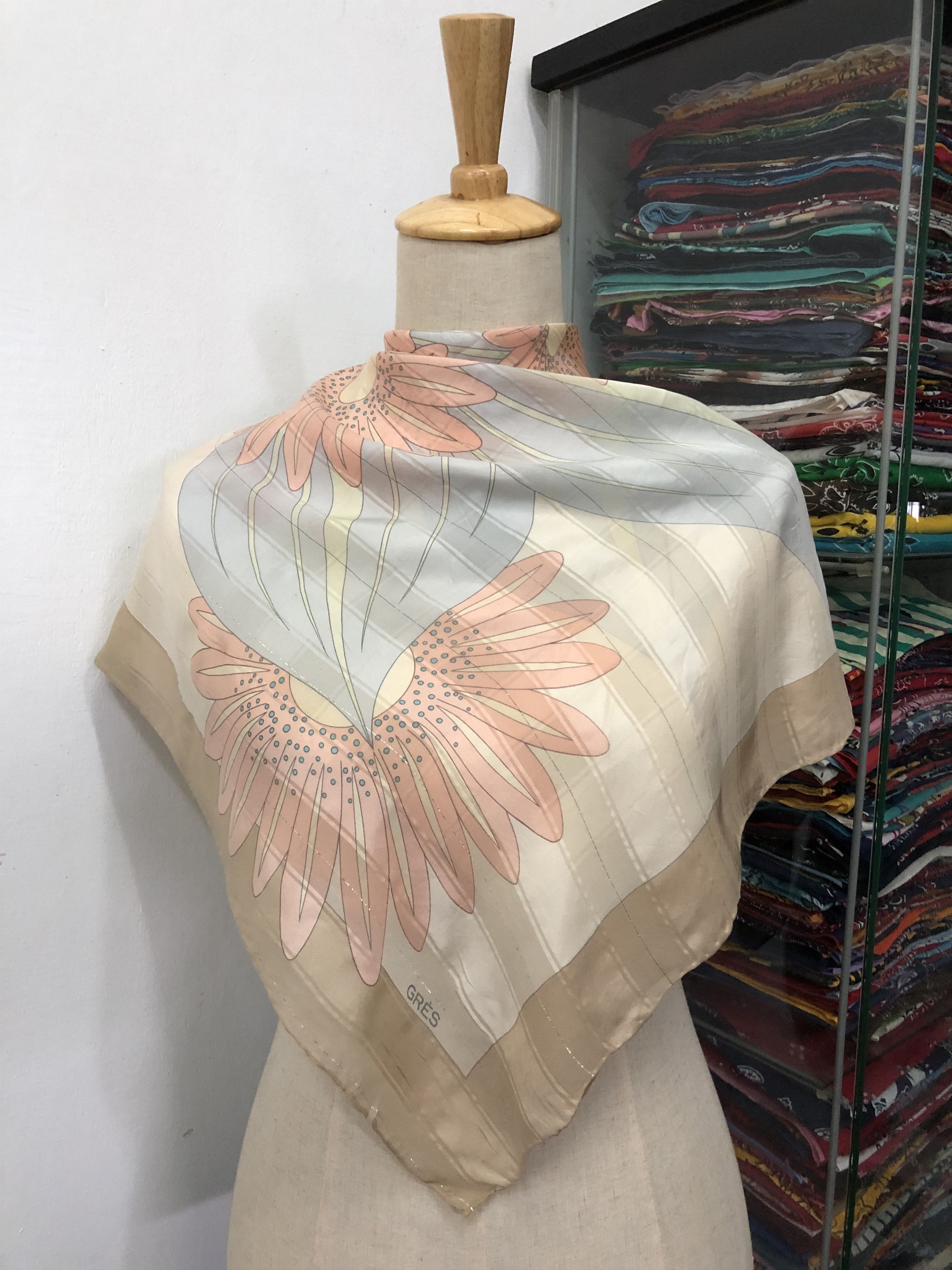Vintage Vintage Gres Silk Scarf Size ONE SIZE - 1 Thumbnail
