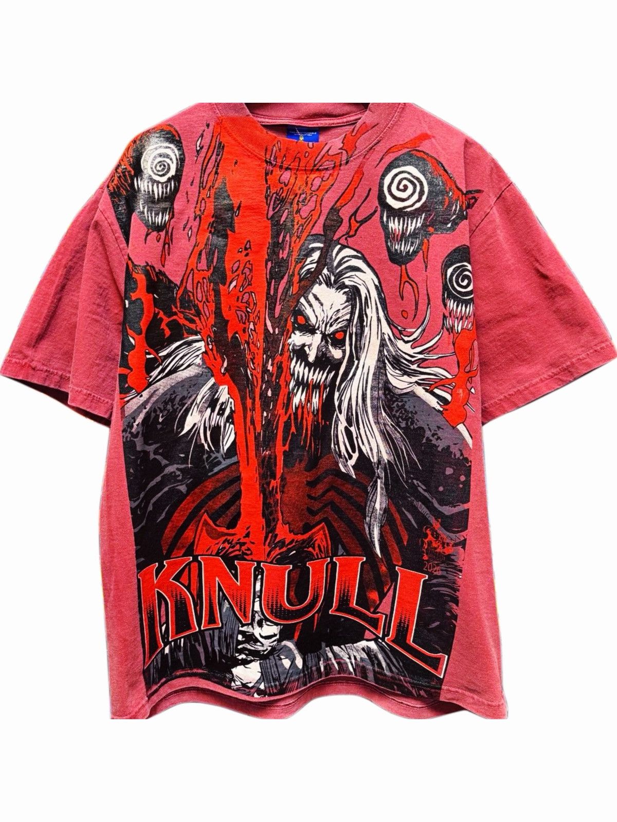 Marvel Comics VINTAGE RUSH KNULL VENOM SPIDERMAN CARNAGE FADED RED TEE VTG Size US XXL / EU 58 / 5 - 1 Thumbnail