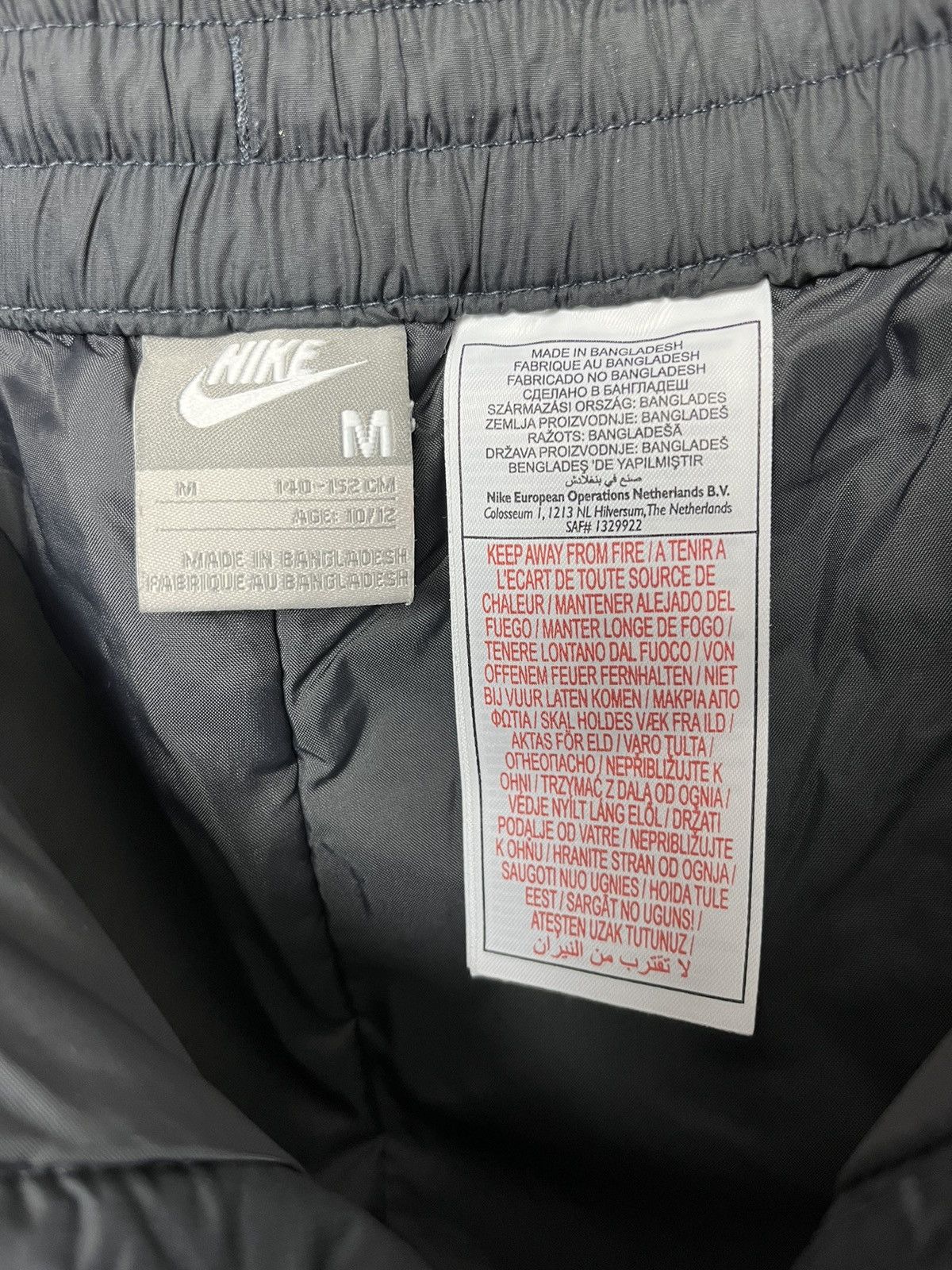 Nike × Vintage Vintage 00s Nike insulated track pants Size 29" - 12 Thumbnail