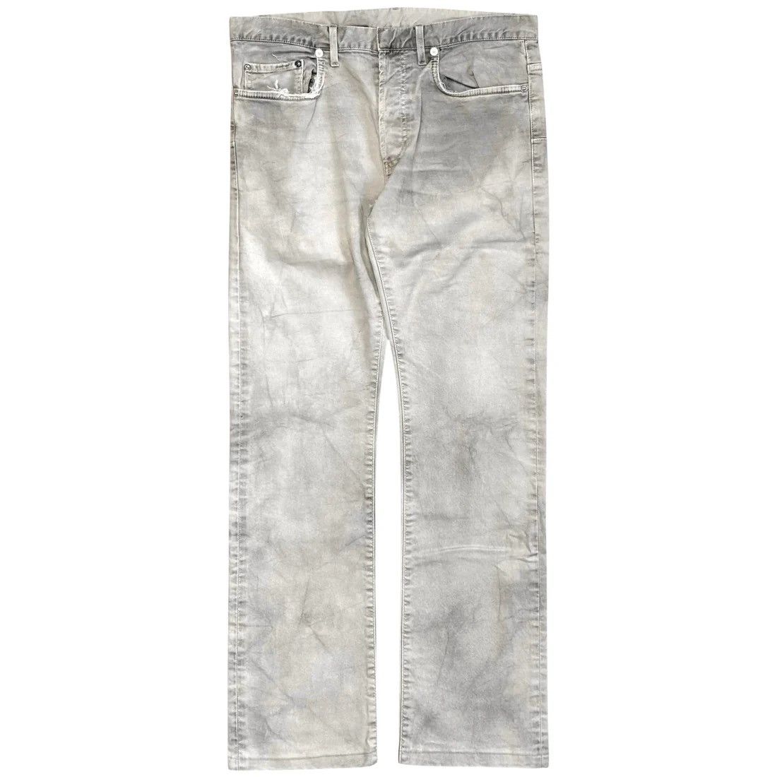 Dior Dior Homme MII AW05/06 Runway Dust Wash Damaged Jeans | Grailed