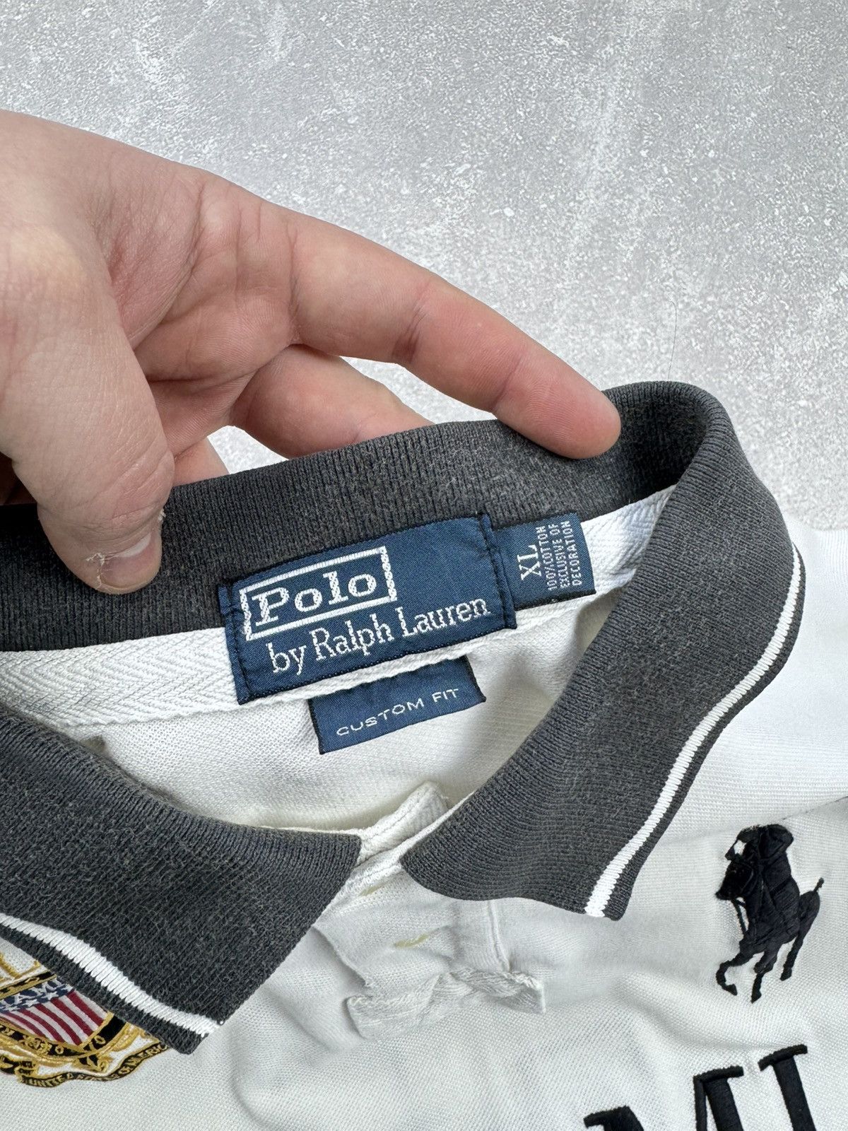 Polo Ralph Lauren Vintage Polo Ralph Lauren Miami Big Pony Chief Keef Style Size US XL / EU 56 / 4 - 12 Thumbnail