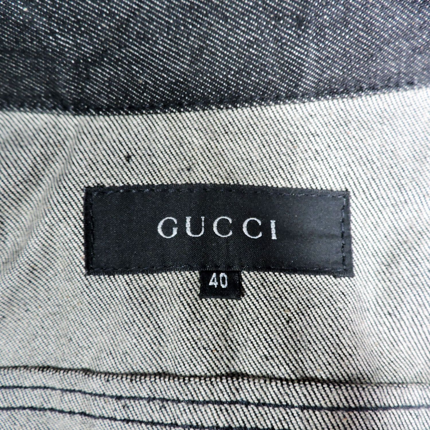 Gucci GUCCI BY TOM FORD BLACK DENIM JACKET Size S / US 4 / IT 40 - 4 Thumbnail