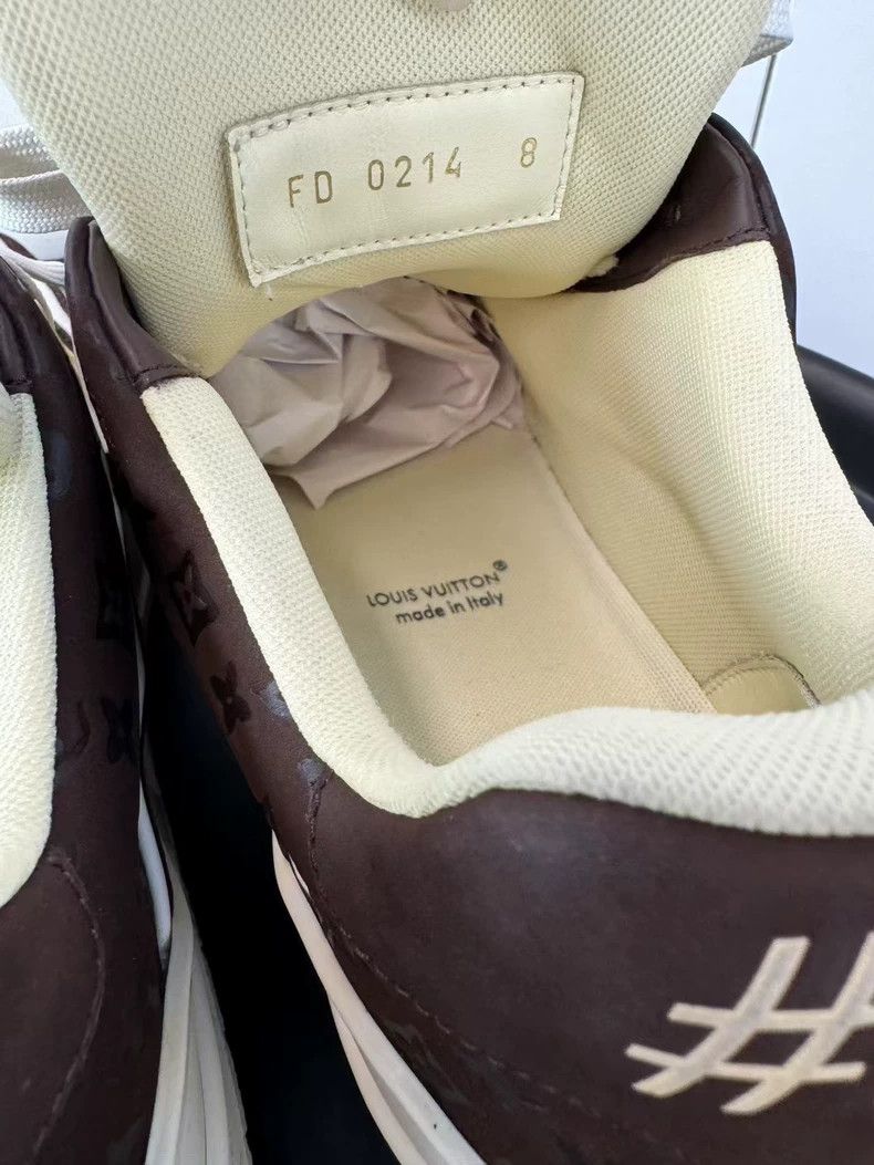 Louis Vuitton Louis Vuitton Tyler co-branded brown presbyopic trainer sn Size US 9 / EU 42 - 6 Thumbnail