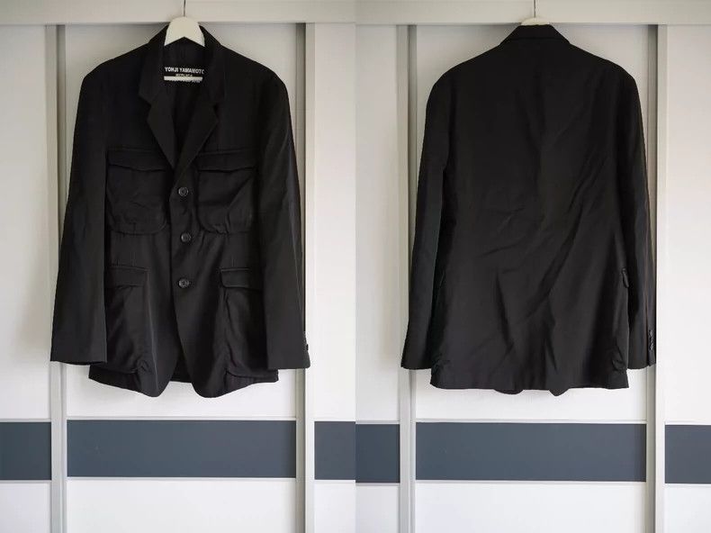 Yohji Yamamoto Yohji Yamamoto Multi-Pocket Suit Set-2505 Size US 32 / EU 48 - 2 Thumbnail
