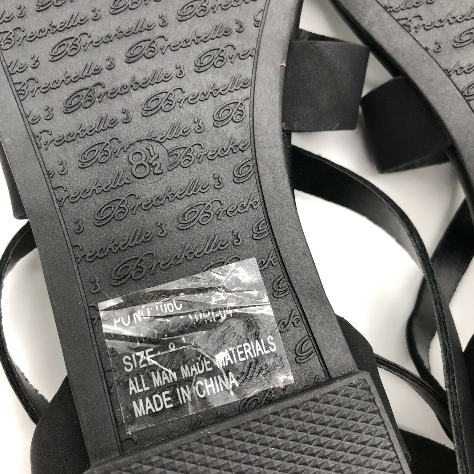 Other Breckelles Womens Sandals Strappy Ankle Strap Faux Leather B Size US 8.5 / IT 38.5 - 5 Thumbnail