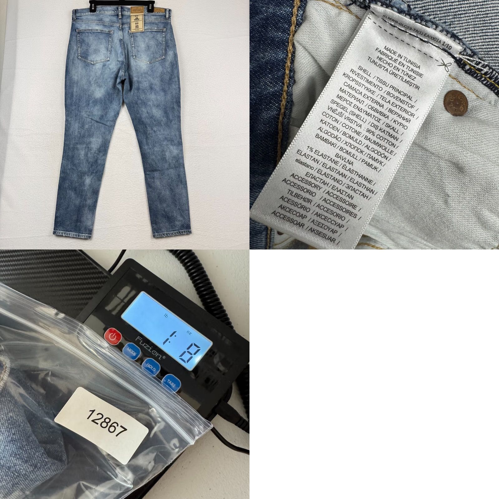 Polo Ralph Lauren Polo Ralph Lauren Jeans Womens 32 Blue NWT Women Tompkins Skinny Mid Rise Ankle Stretch Size 24" / US 00 / IT 34 - 8 Thumbnail