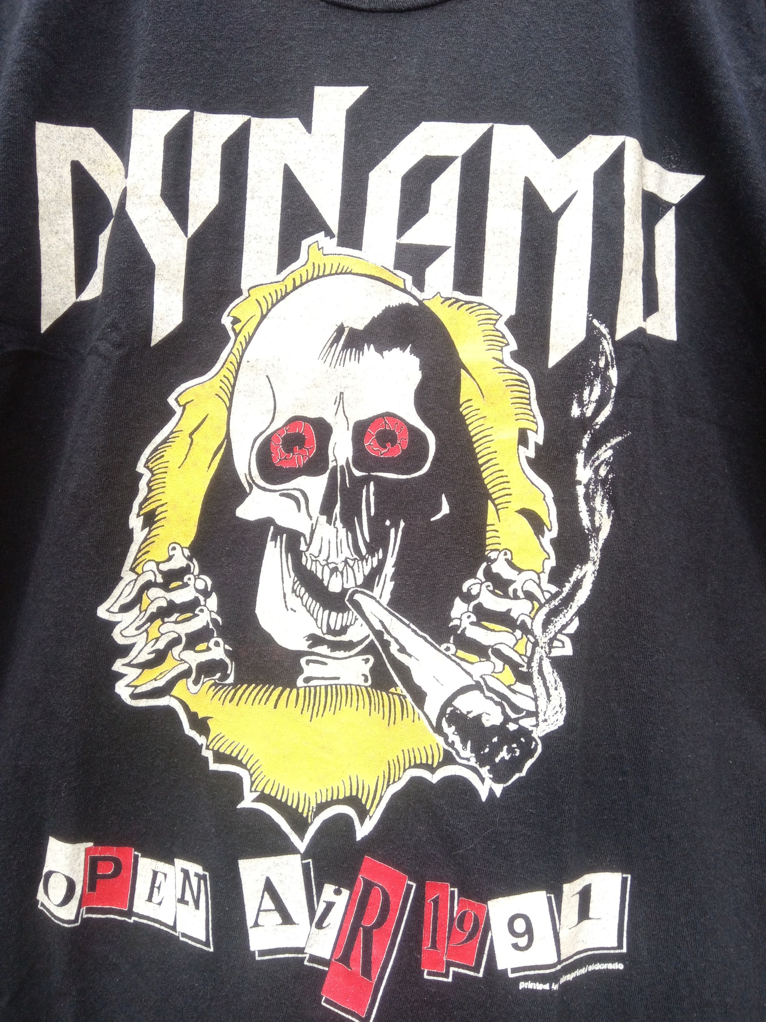 Band Tees Vintage Dynamo Open Air 1991 promo tour t shirt Size US L / EU 52-54 / 3 - 2 Thumbnail