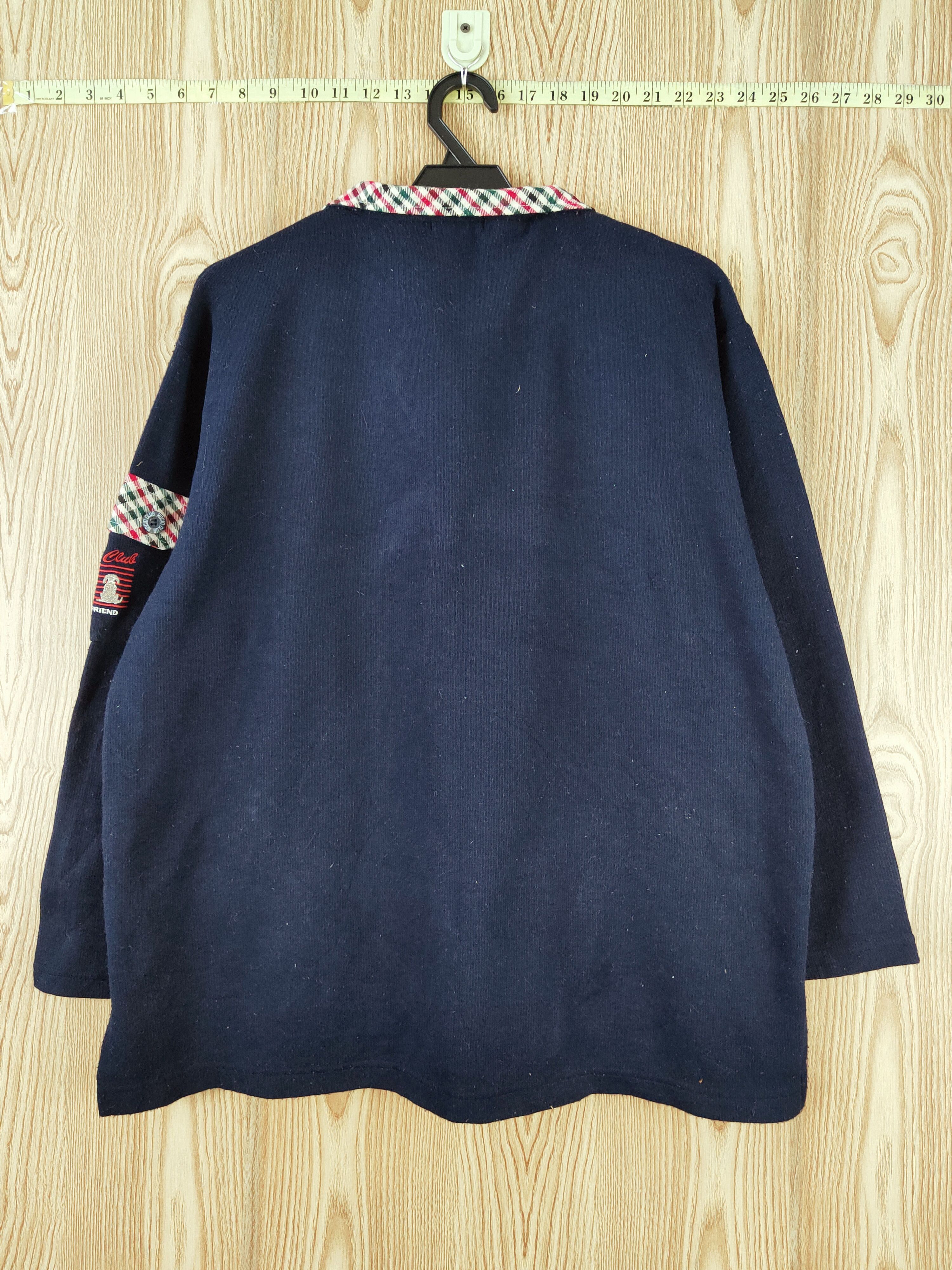 Japanese Brand × Vintage Very Rare Arabis Navy Racia Club Sweatshirts Size US L / EU 52-54 / 3 - 11 Thumbnail