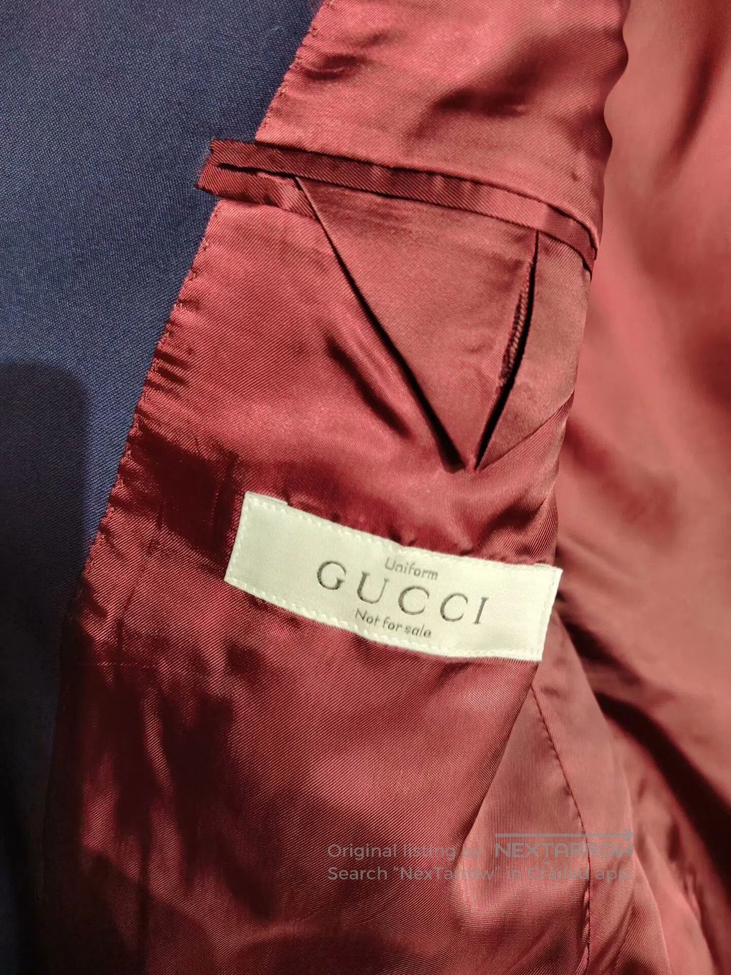 Gucci Gucci Double Breasted Blazer Navy Blue. Size US S / EU 44-46 / 1 - 5 Thumbnail