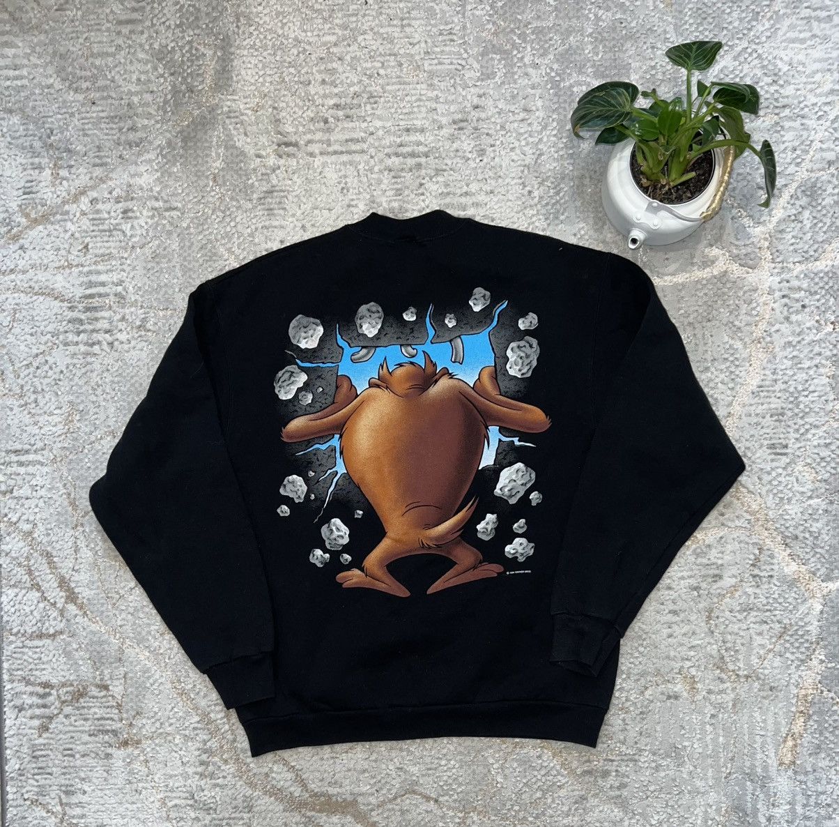 Jerzees × Vintage × Warner Bros VINTAGE 1994 WARNER BROS TASMANIAN DEVIL SWEATSHIRT CREWNECK Size US L / EU 52-54 / 3 - 2 Thumbnail