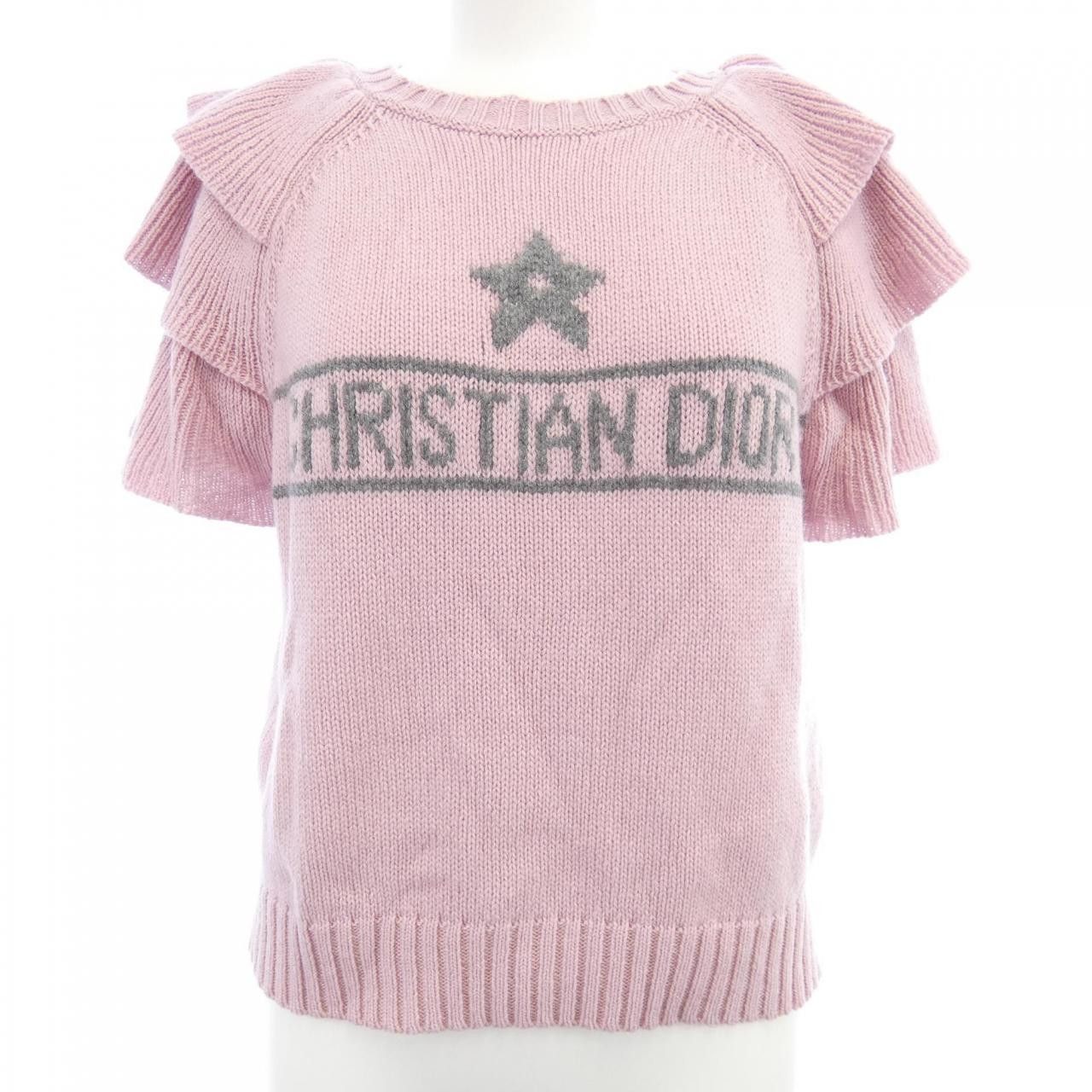 Dior Dior Christian Dior Cashmere Knit Textile Tops 344S13BM003 DUTY FREE for USA Size ONE SIZE - 1 Thumbnail