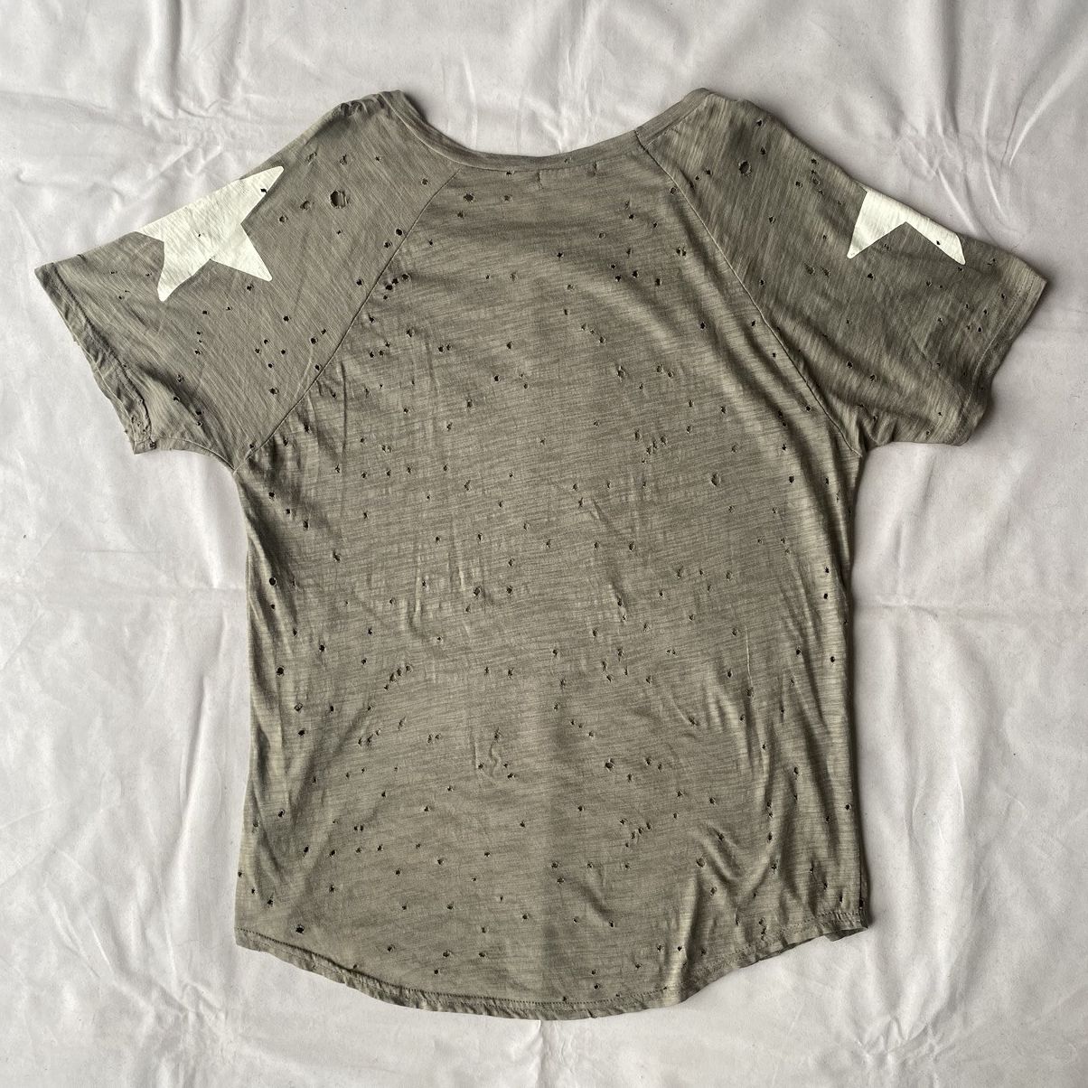 If Six Was Nine × Japanese Brand Y2K Distressed Star Print Vintage Punk Grunge Aesthetic Tees Size US M / EU 48-50 / 2 - 11 Thumbnail