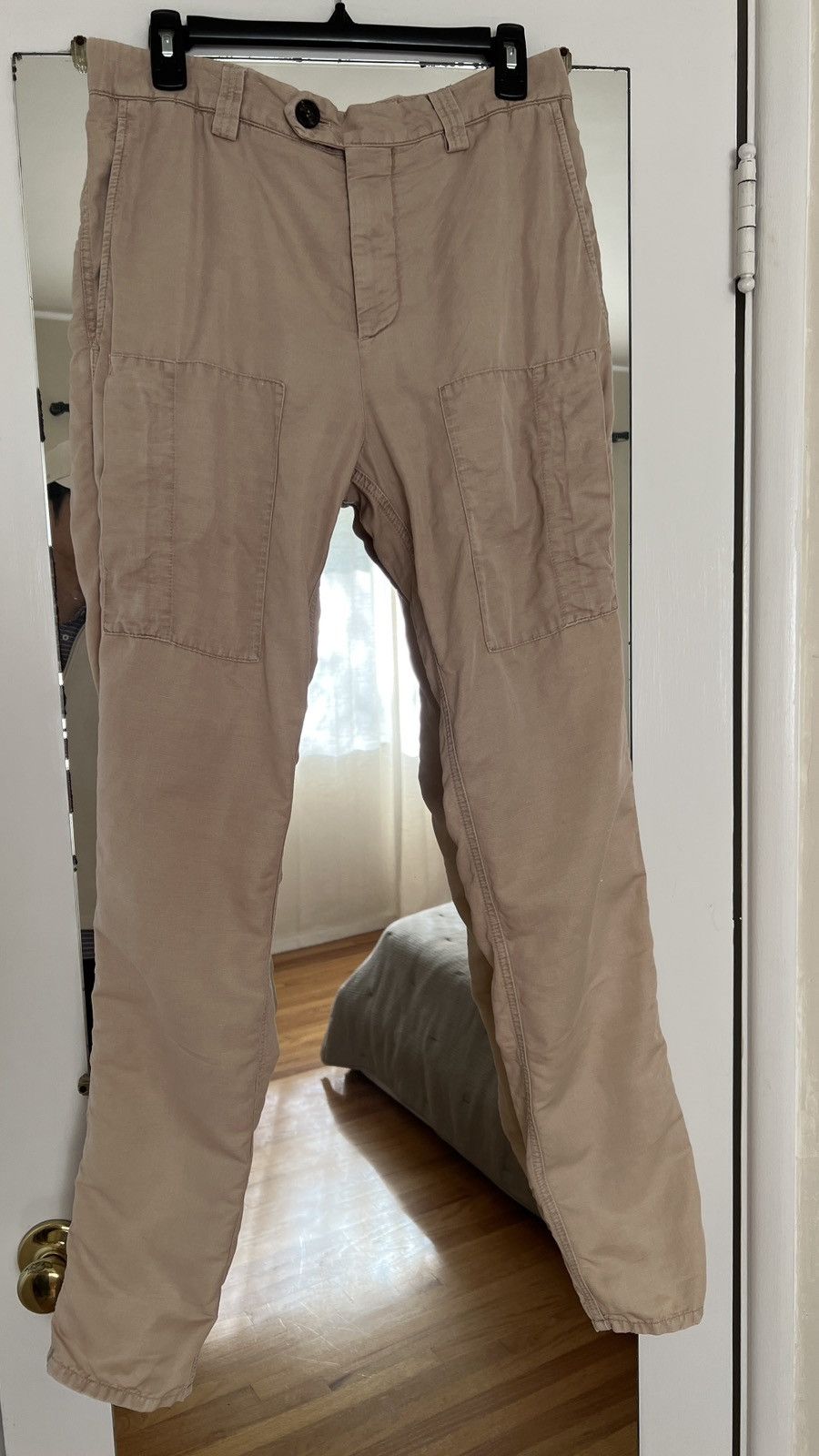 Brunello Cucinelli Brunello Cucinelli Linen Cotton Cargo Utility Pants Trousers Size US 30 / EU 46 - 1 Thumbnail