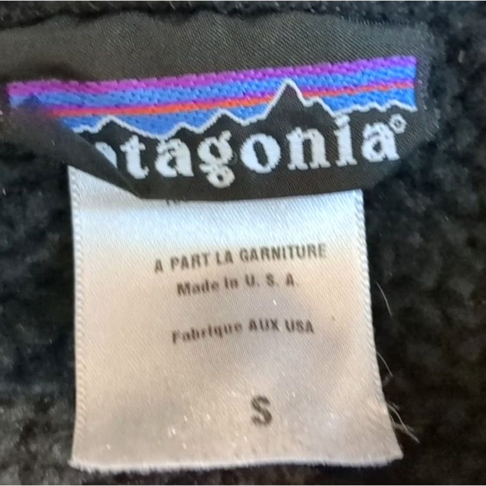 Patagonia VINTAGE Patagonia R2 Regulator Jacket Fleece Polartec Deep Pile USA Made Small Black 90s Mens Size US S / EU 44-46 / 1 - 5 Thumbnail