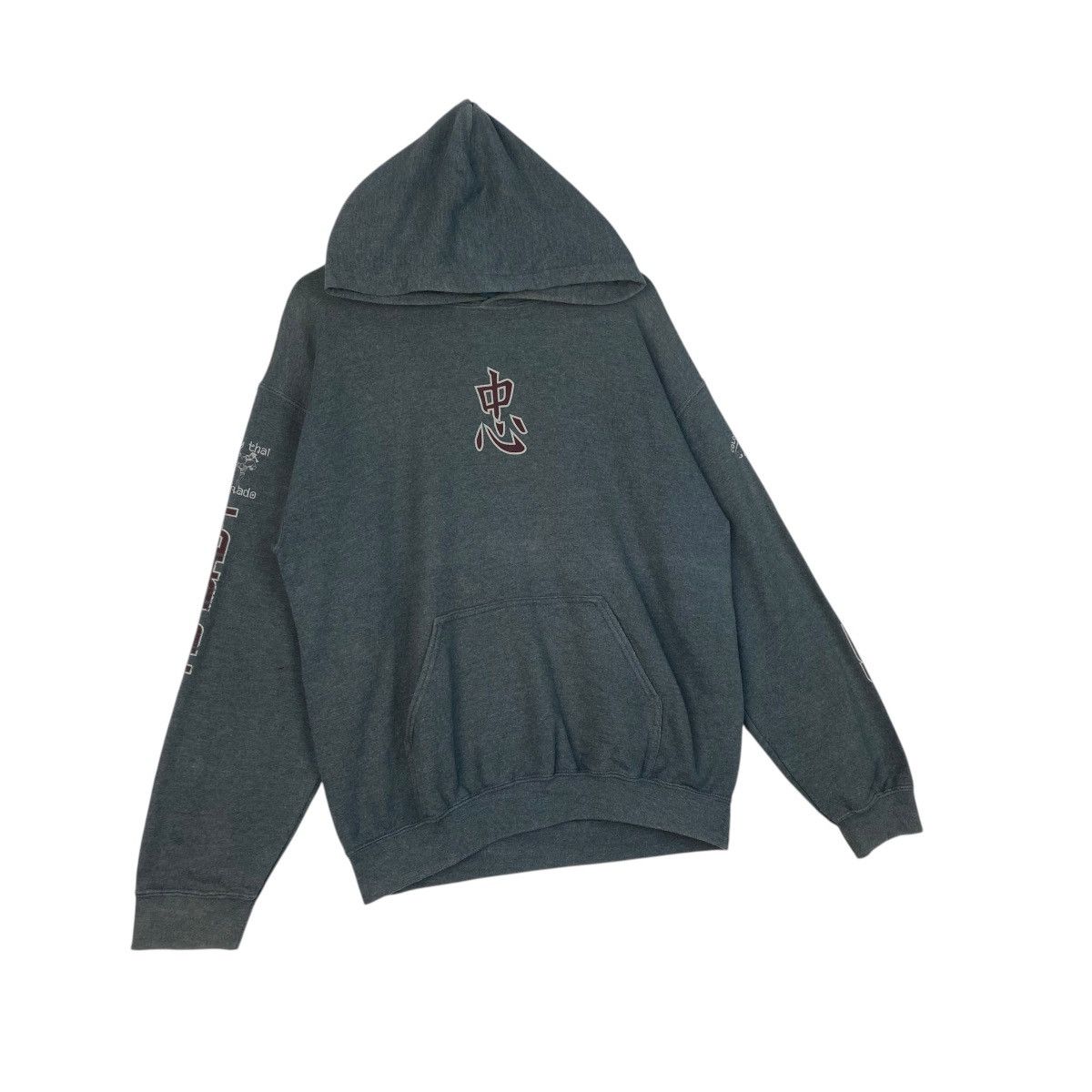 Vintage Vintage Erin Gildan Hoodie Sweatshirt Blue Size M Size US M / EU 48-50 / 2 - 3 Thumbnail