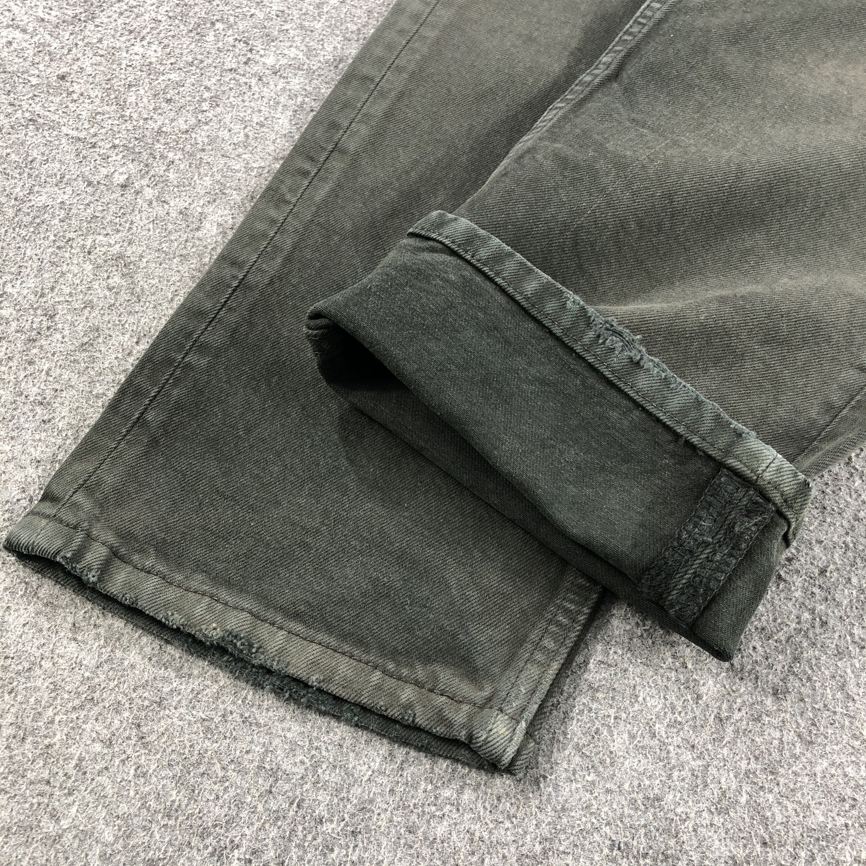 Levi's Vintage 90s Ripped Levis 501 Earth Tone Jeans-J1550 Size US 31 - 7 Thumbnail