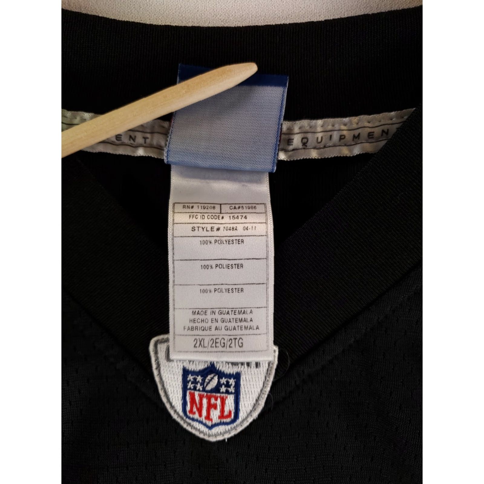 Reebok Reebok NFL Onfield Troy Polamalu Jersey Pittsburgh Steelers Black Mens XXL Size US XXL / EU 58 / 5 - 4 Thumbnail