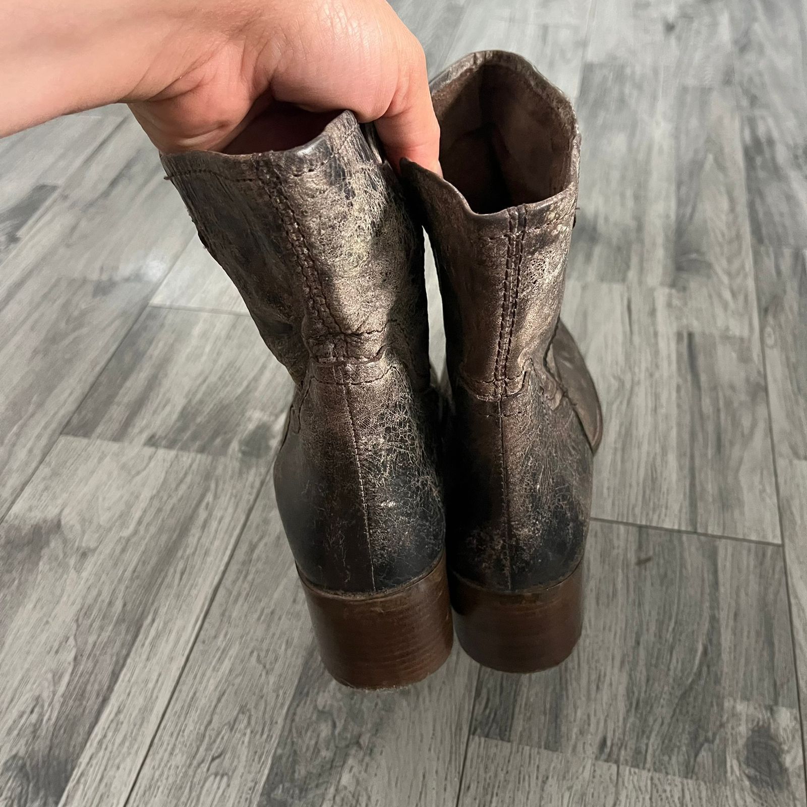 Sendra Sendra Suede Ankle Leather Boots Made in Spain Size US 8.5 / IT 38.5 - 13 Thumbnail