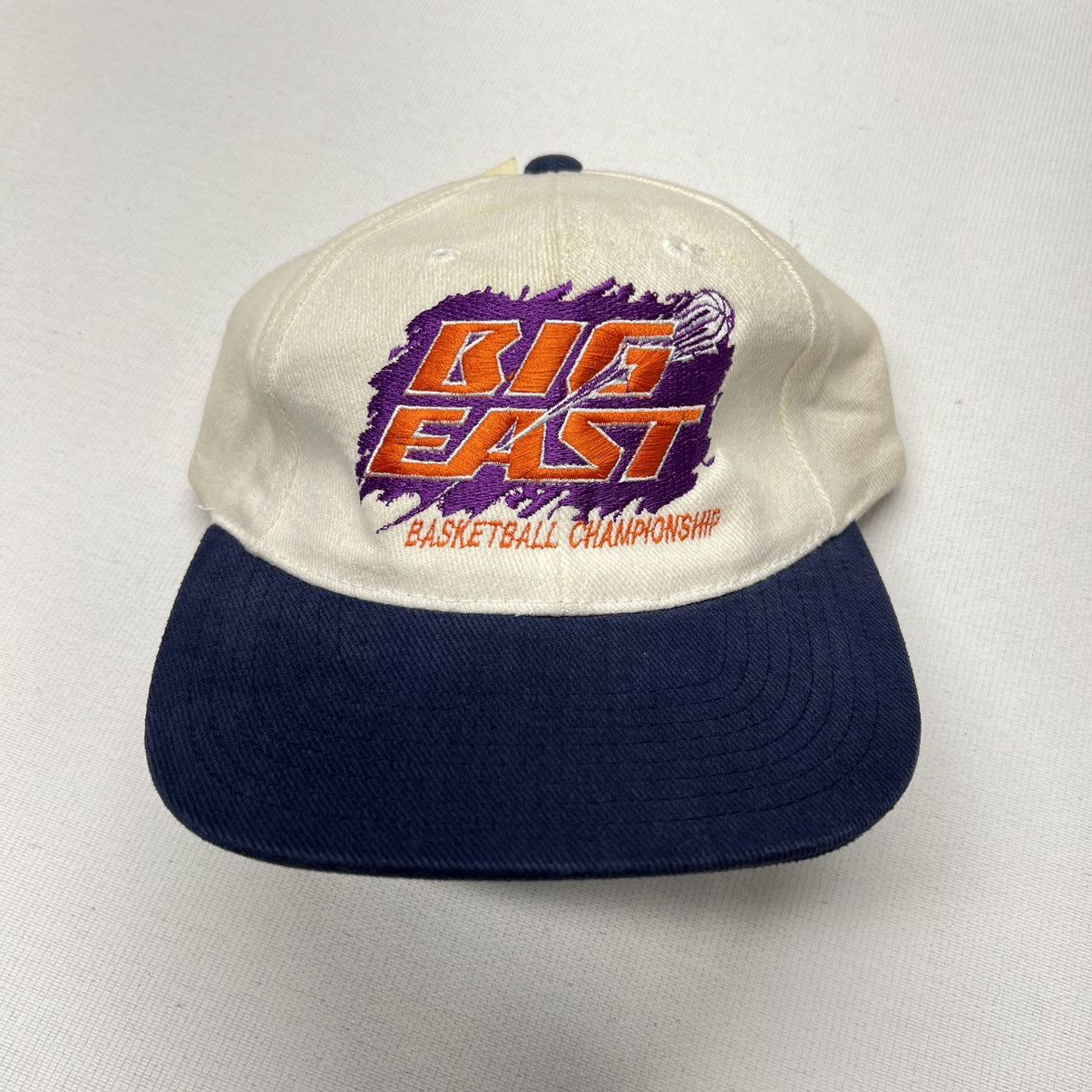 NCAA × Vintage Big East Championship Hat Cap Blue Basketball NCAA 90s Size ONE SIZE - 2 Thumbnail
