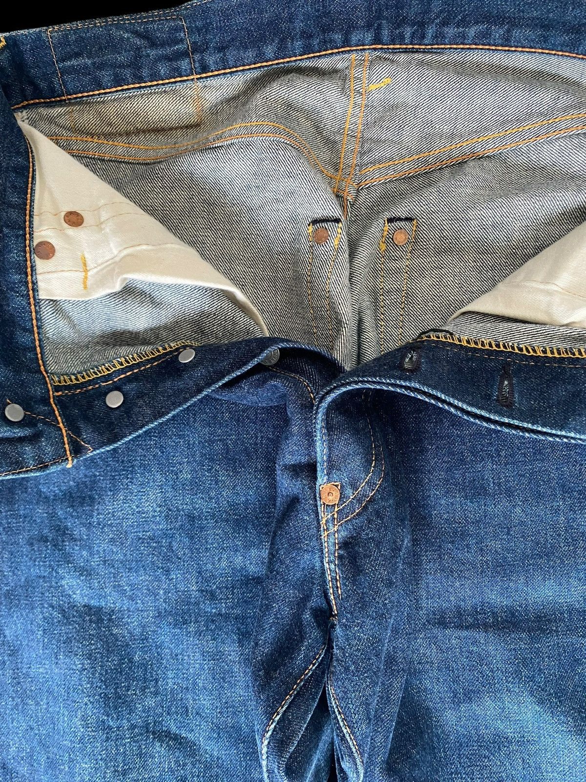 Evisu Evisu by Yamane Baggy Blue Selvedge Denim Daicock Big Logo Size US 32 / EU 48 - 14 Thumbnail