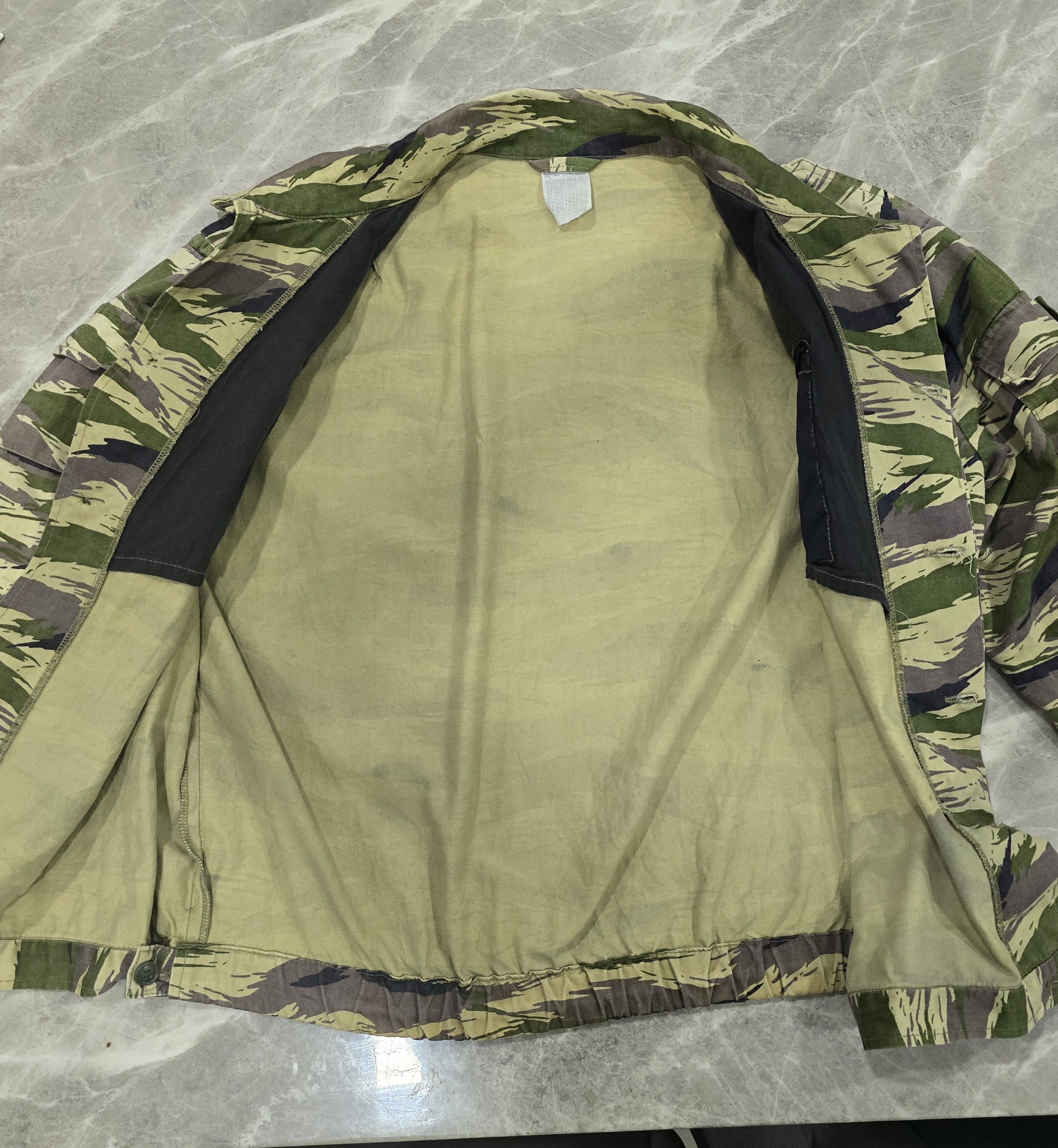 Other Rare! Vintage 80s Russian Tiger Stripe camo Jacket. Size US XL / EU 56 / 4 - 4 Thumbnail