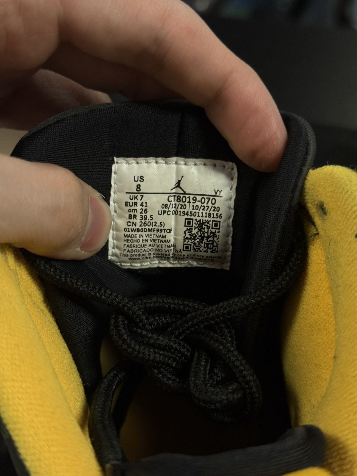 Nike Jordan 9 Dark Charcoal University Gold Size 8 🧼 Size US 8 / EU 41 - 15 Thumbnail