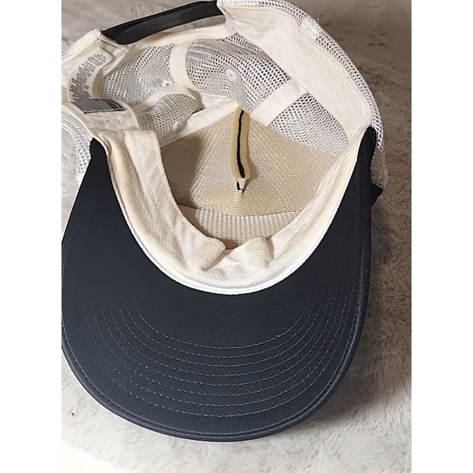 Nike VINTAGE Nike Hat Six Panel Trucker Snapback Adjustable Cap Braided Rope Mens One Size Black Baseball Cap Size ONE SIZE - 5 Thumbnail