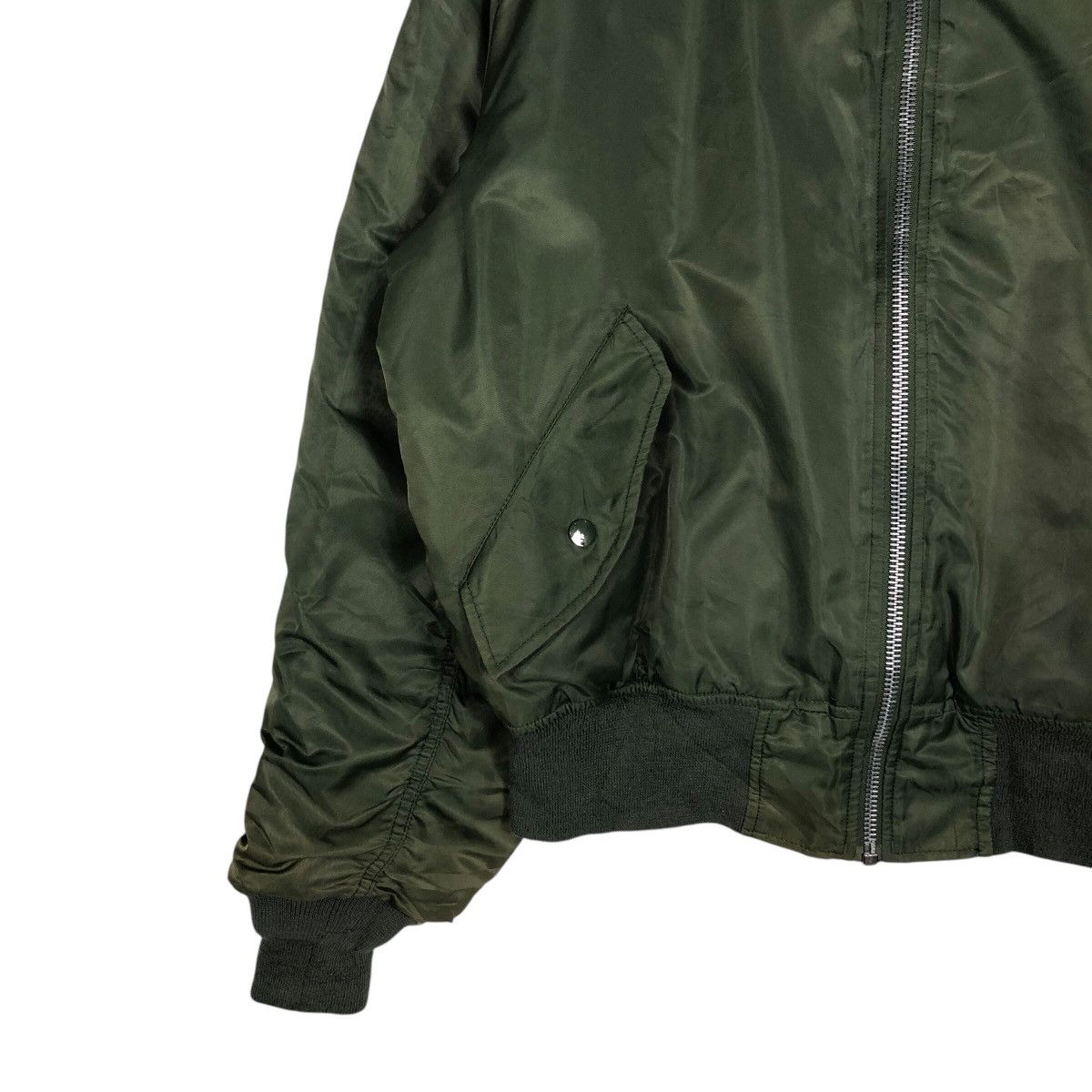 Japanese Brand 📌Vintage Bomber Jacket Reversible Knox Armory Ma-1 Design Size US M / EU 48-50 / 2 - 5 Thumbnail