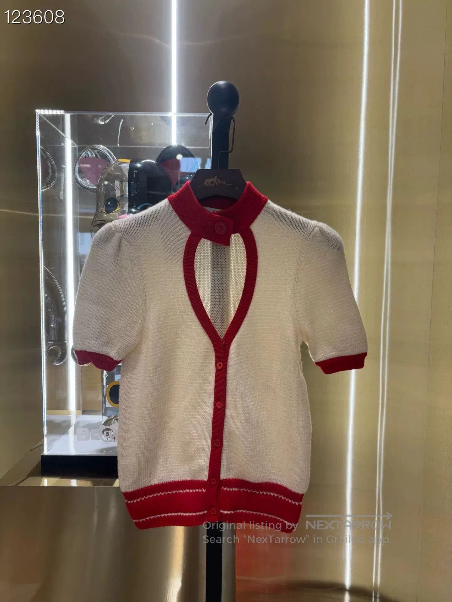 Dior Dior Valentine Limited Heart Knit Sweater. Size XXS / US 00 / IT 34 - 1 Thumbnail