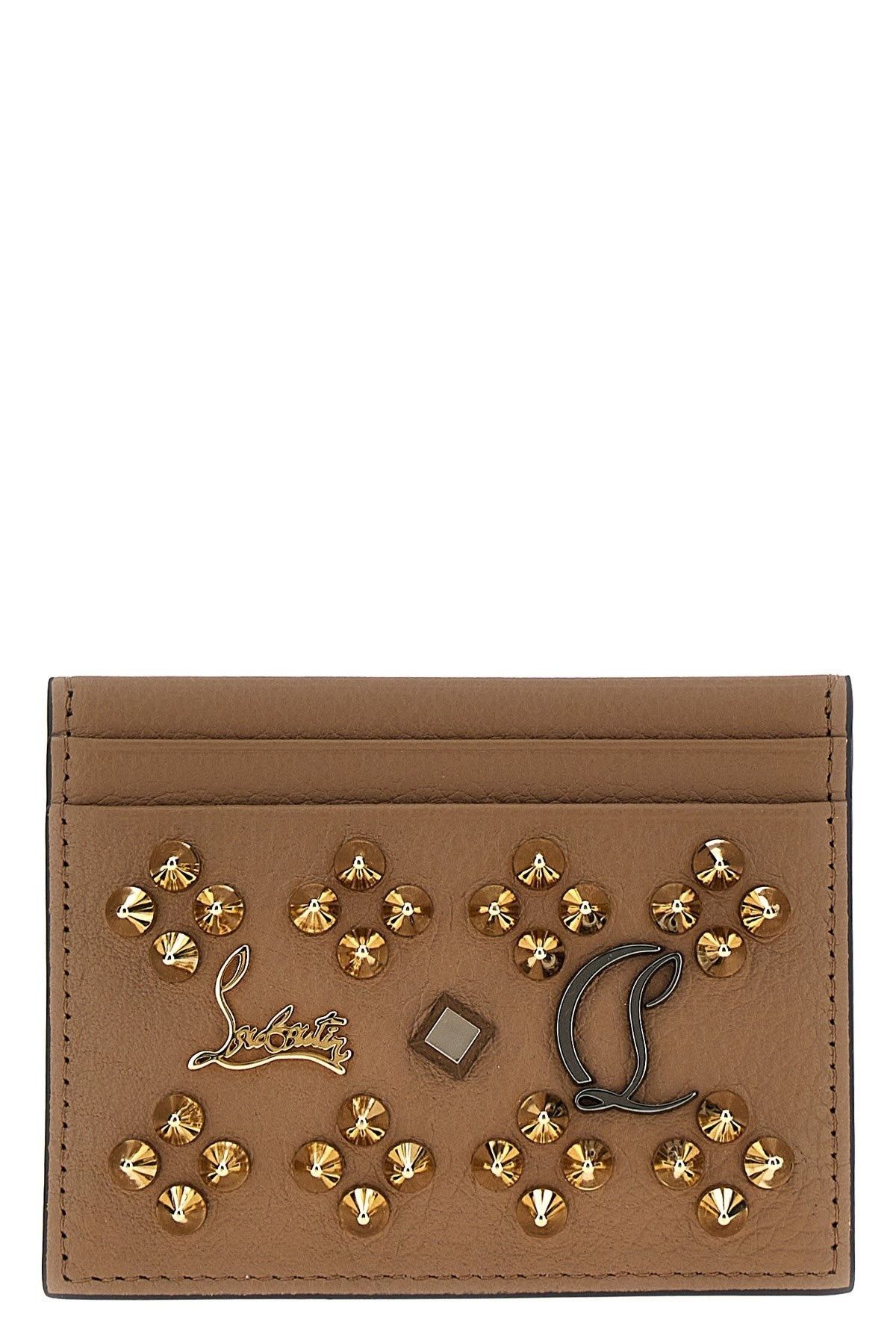 Christian Louboutin o1s1wg110125 Size:OS/Kios Card Holder in Brown Size ONE SIZE - 1 Thumbnail