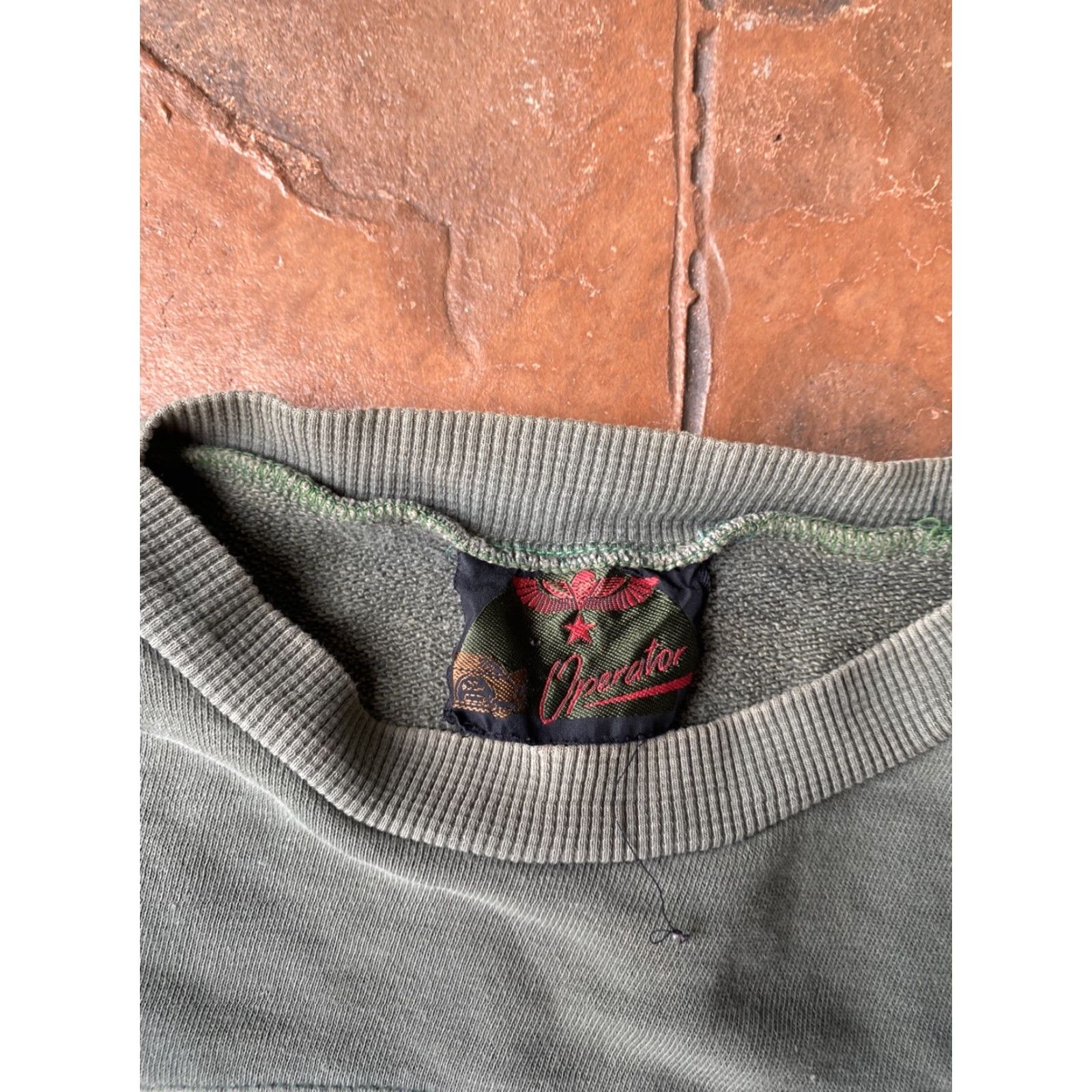 Alife VINTAGE 80s Operator Life In The Fast Lane Crewneck Sweatshirt XL Army Shirt Mens Green Size US XL / EU 56 / 4 - 2 Thumbnail