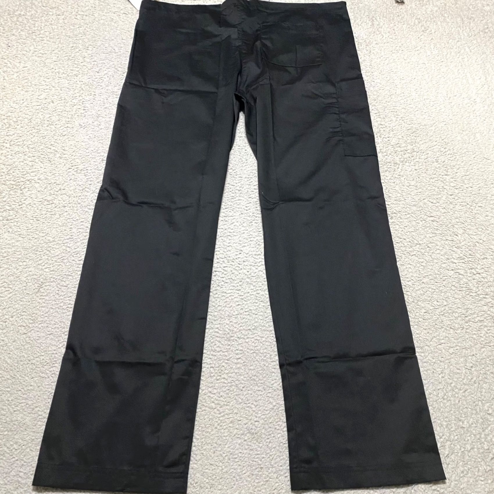 Vintage NWT WonderWink Wonder Work Pants Unisex Medium Black Medical Scrubs Pockets New Size US 31 - 2 Thumbnail