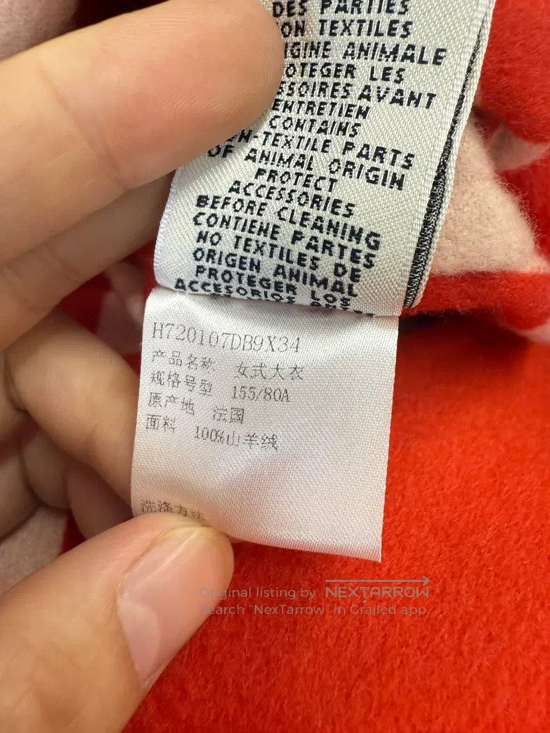 Hermes Hermes Orange Wool Coat Size XXS / US 00 / IT 34 - 5 Thumbnail