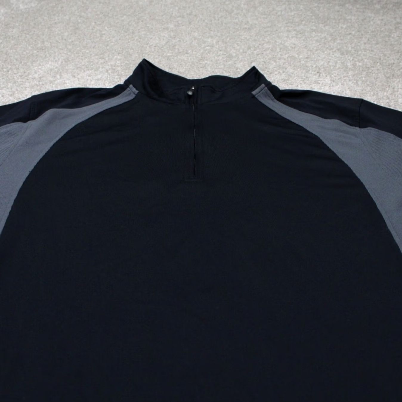 Vintage Greg Norman Sweatshirt Men Large Black PlayDry 1/4 Zip Long Sleeve Pullover Size US L / EU 52-54 / 3 - 4 Thumbnail