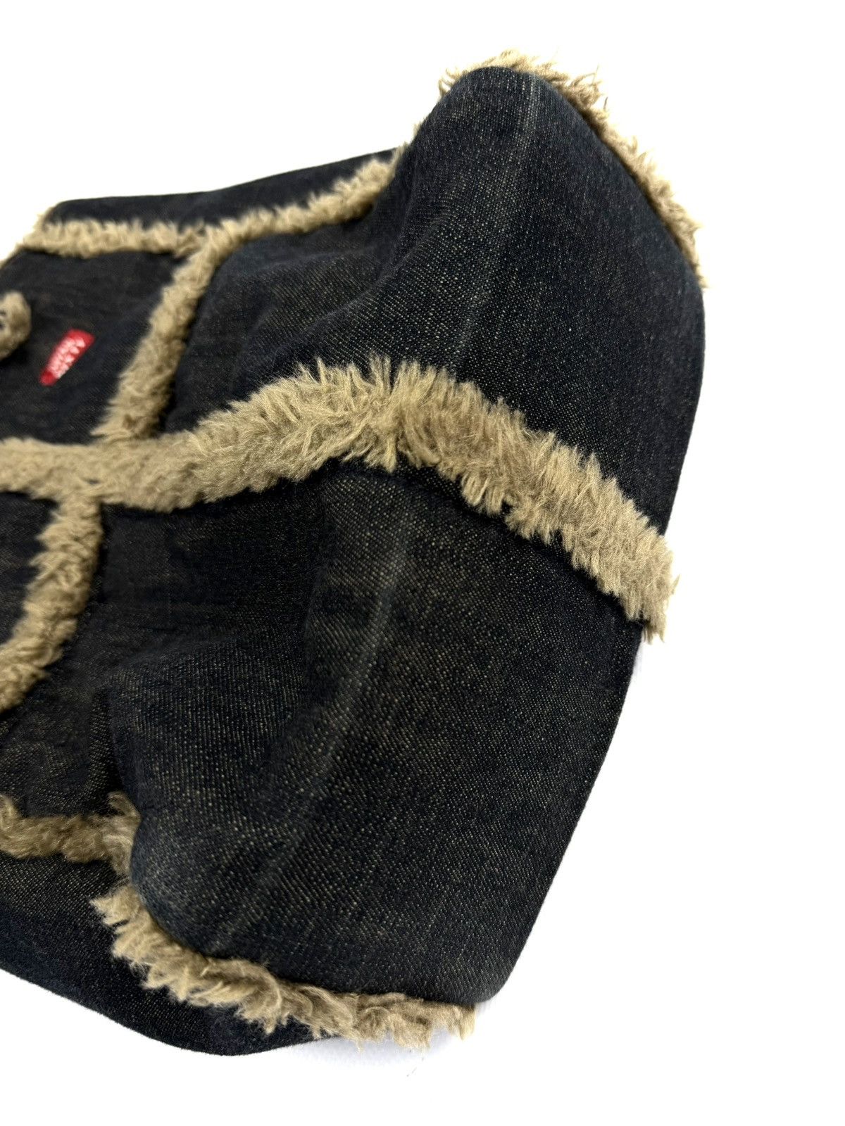 Miss Sixty Miss Sixty Y2K Denim Fur Shoulder Bag Archive Rare McBling Size ONE SIZE - 17 Thumbnail