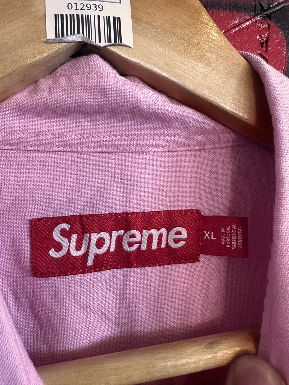 Supreme Supreme Loose Fit S/S Oxford Shirt pink Size US XL / EU 56 / 4 - 5 Thumbnail