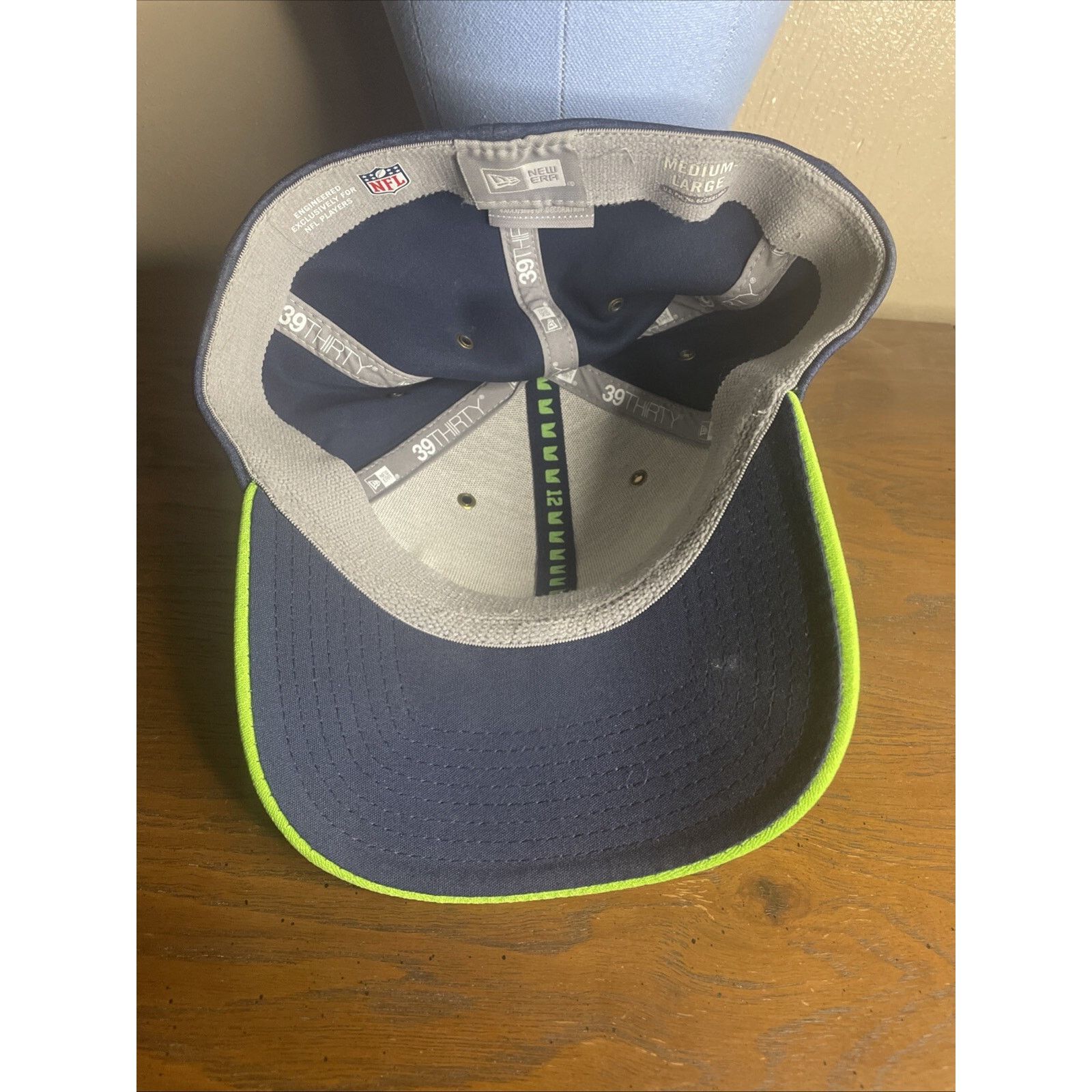 New Era Seattle Seahawks New Era 39thirty Flex Fitted Hat Cap M-L Size US L / EU 52-54 / 3 - 6 Thumbnail