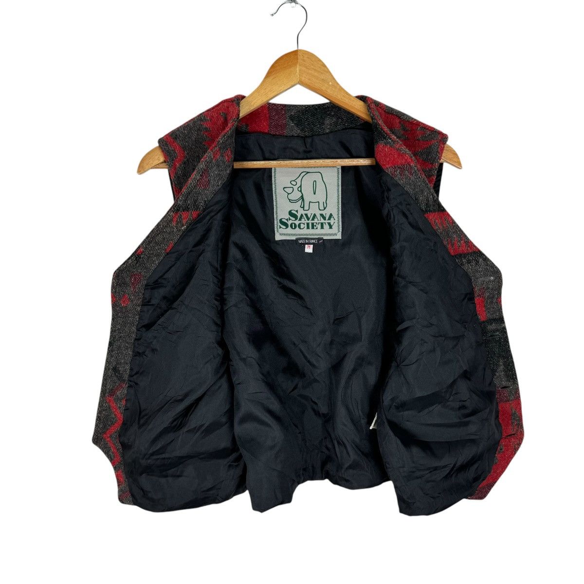 Native 🔥SAVANA SOCIETY FRANCE AZTEC NATIVE VEST Size US M / EU 48-50 / 2 - 5 Thumbnail