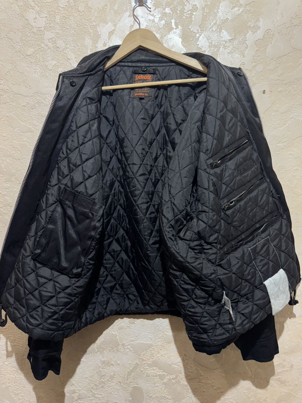 ⭐️Schott MEN'S JACKET SECURITY XL USAサイズ⭐️ Schott NYC Men's Jackets