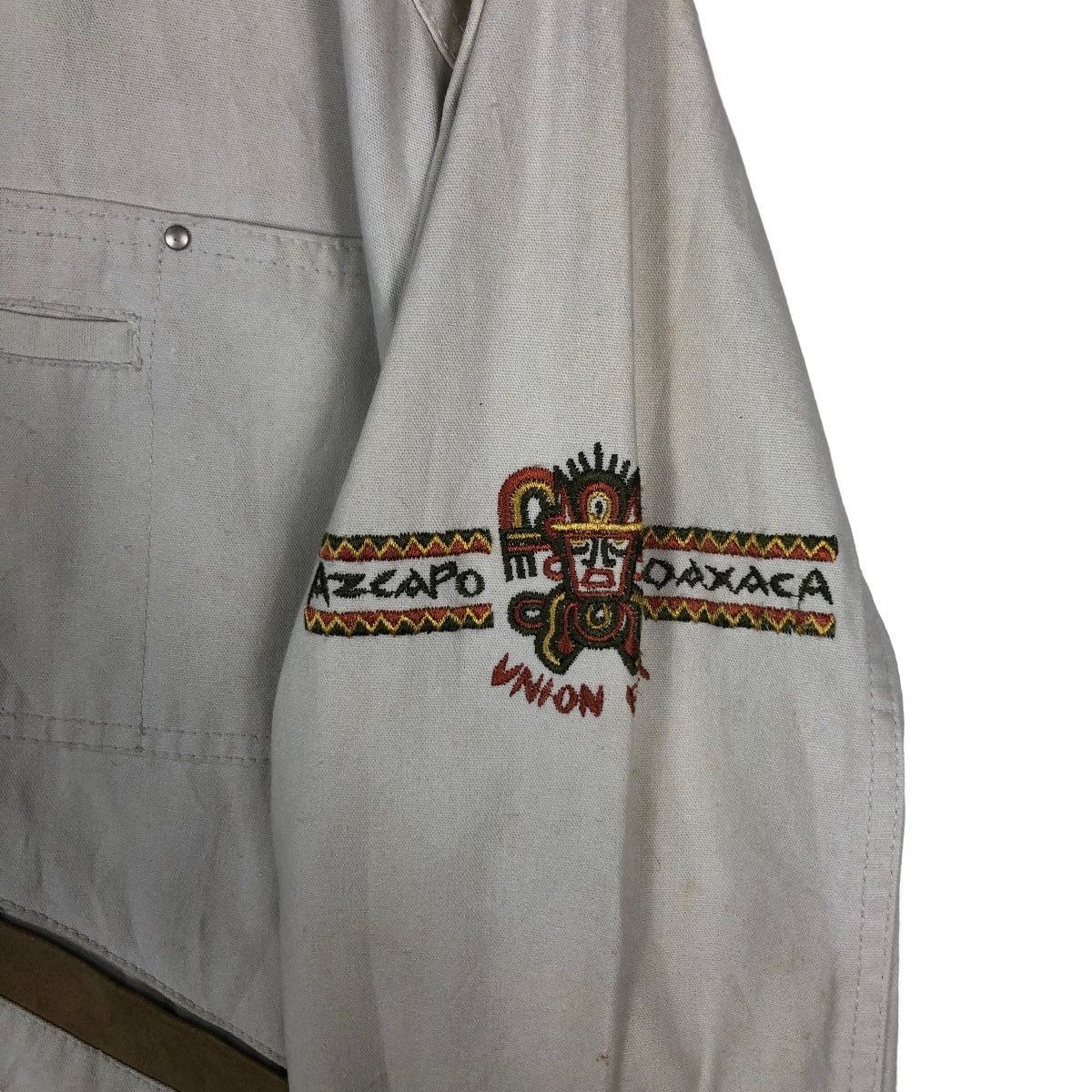 Japanese Brand 🔥Vintage Cropped Biker Jacket Union Made Multi Pocket Size US L / EU 52-54 / 3 - 16 Thumbnail