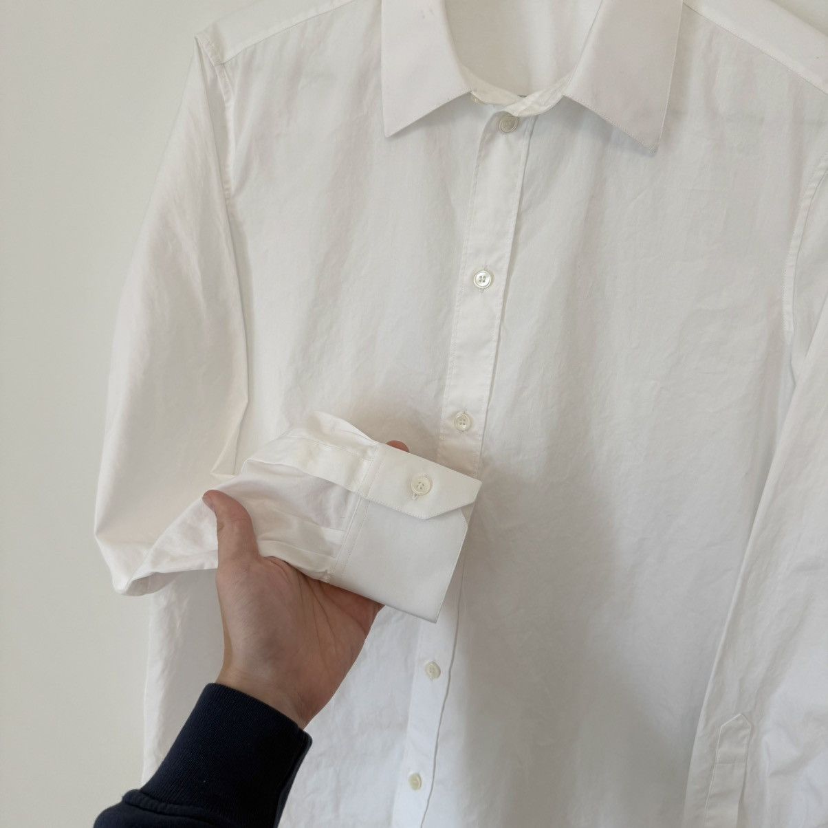 Celine Brand New Celine Paris Jed Button Down Oxford Dress Shirt Size US S / EU 44-46 / 1 - 6 Thumbnail