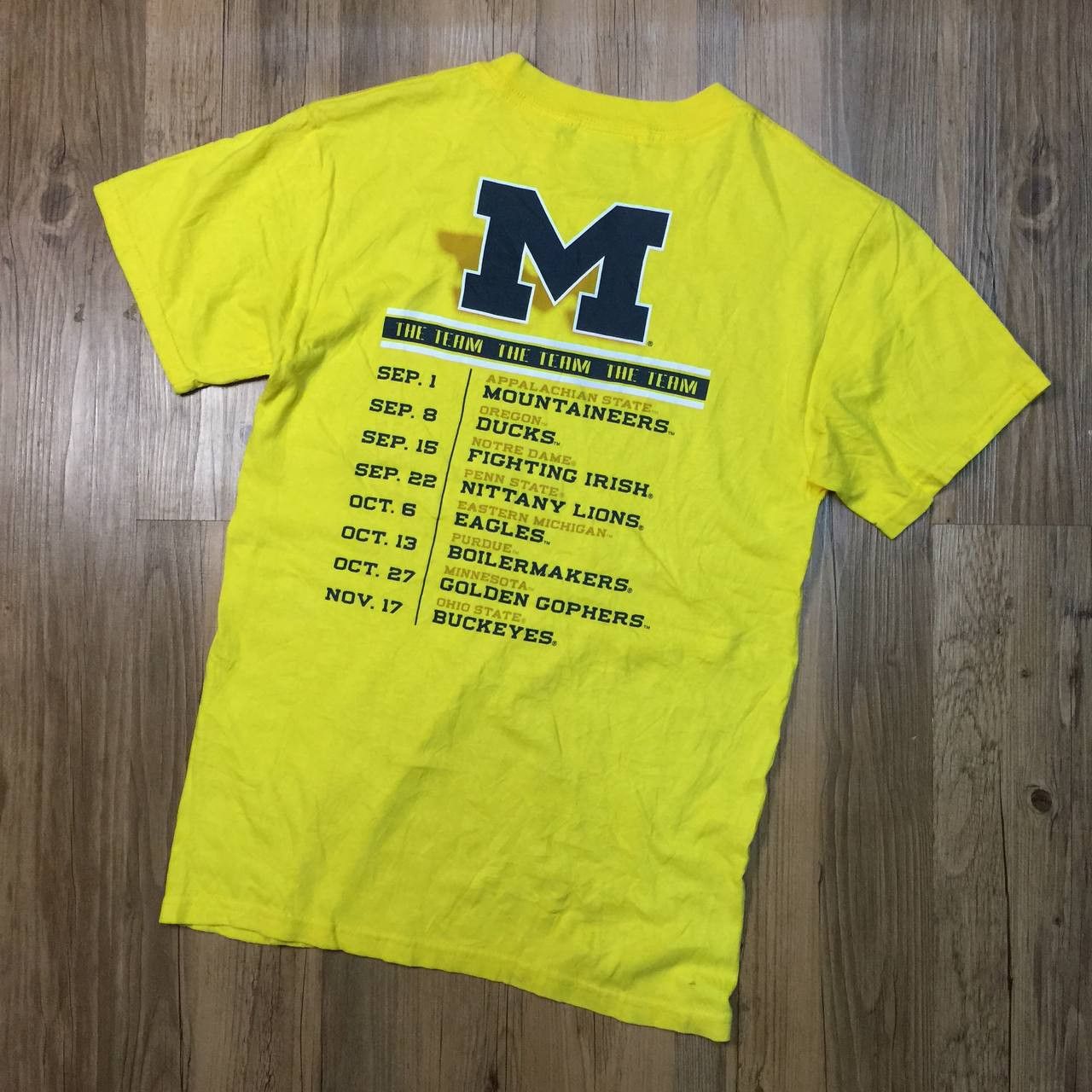 Nike × Vintage Vintage 00s Michigan NCAA Wolverine Champions 2007 Size US M / EU 48-50 / 2 - 6 Thumbnail