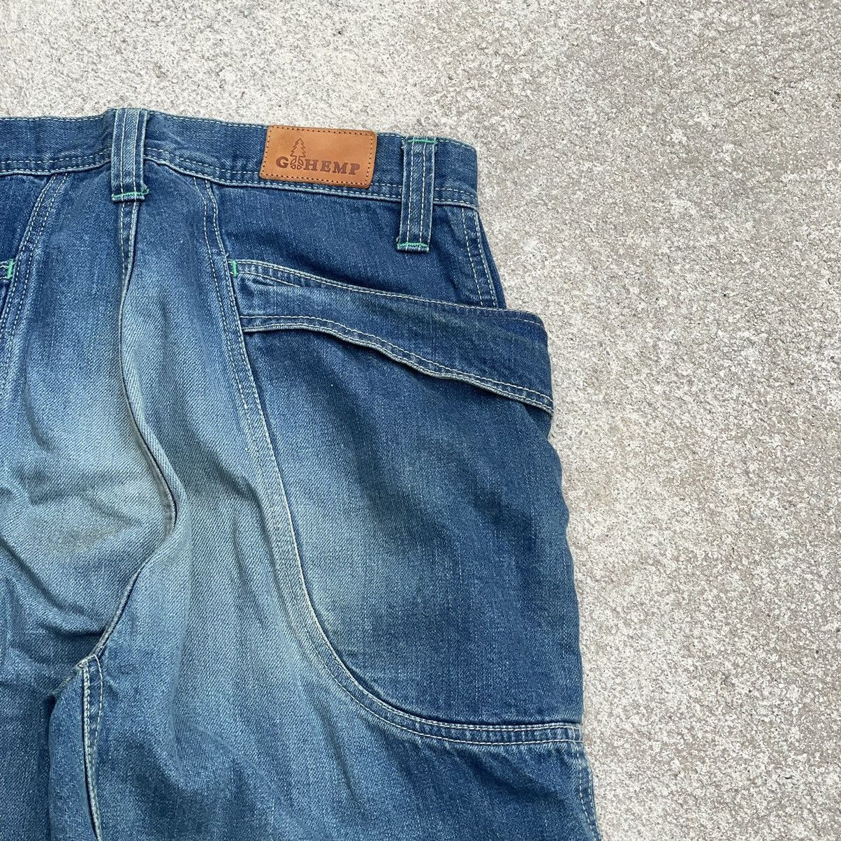 If Six Was Nine × Vintage “GOHEMP” VINTAGE RARE OVERSIZE JORT/JEAN SHORT Size US 30 / EU 46 - 9 Thumbnail