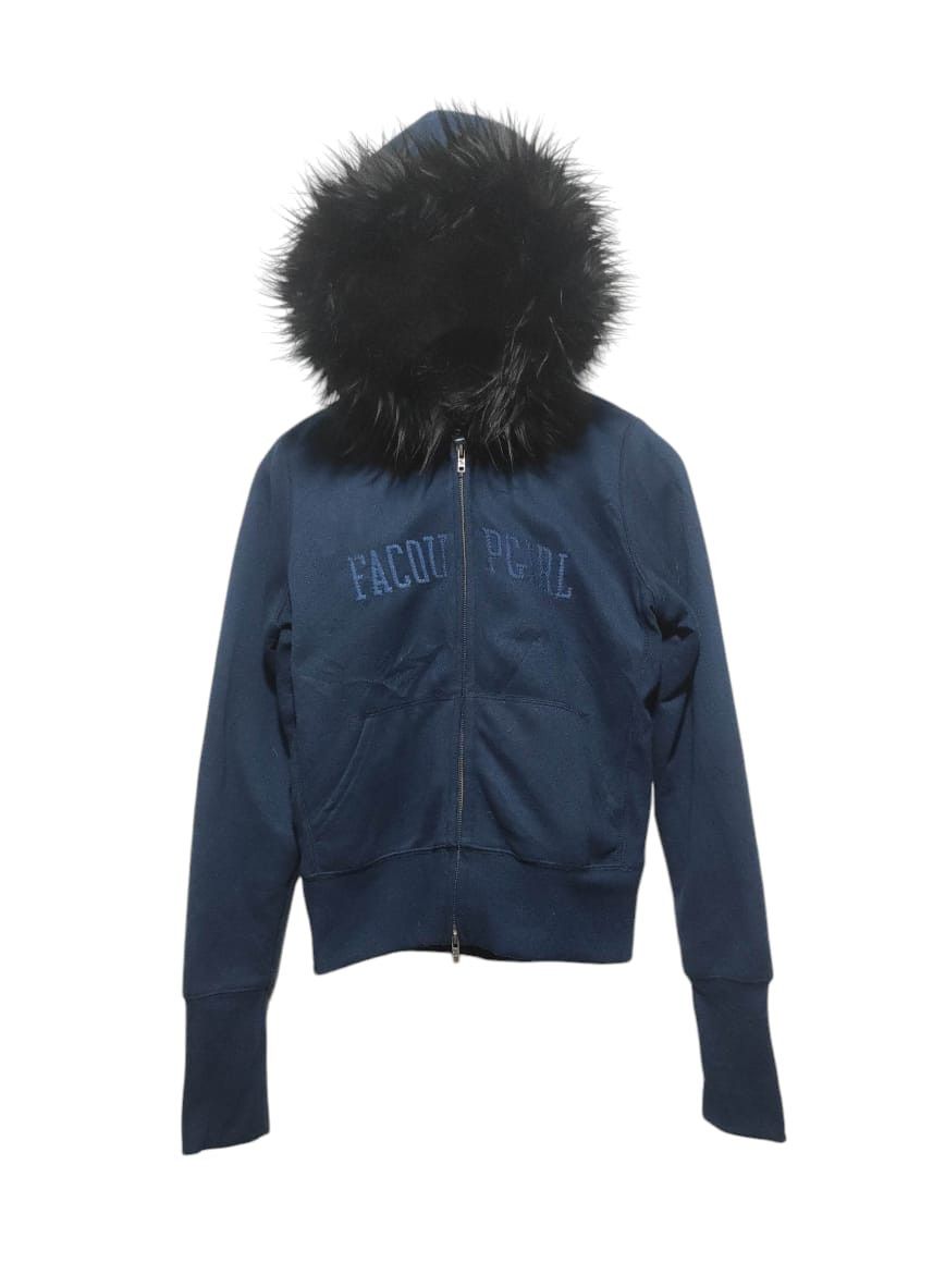 If Six Was Nine Facoup Girl Sherpa Zip Fur Hoodie if6was9 LGB style Size M / US 6-8 / IT 42-44 - 2 Thumbnail