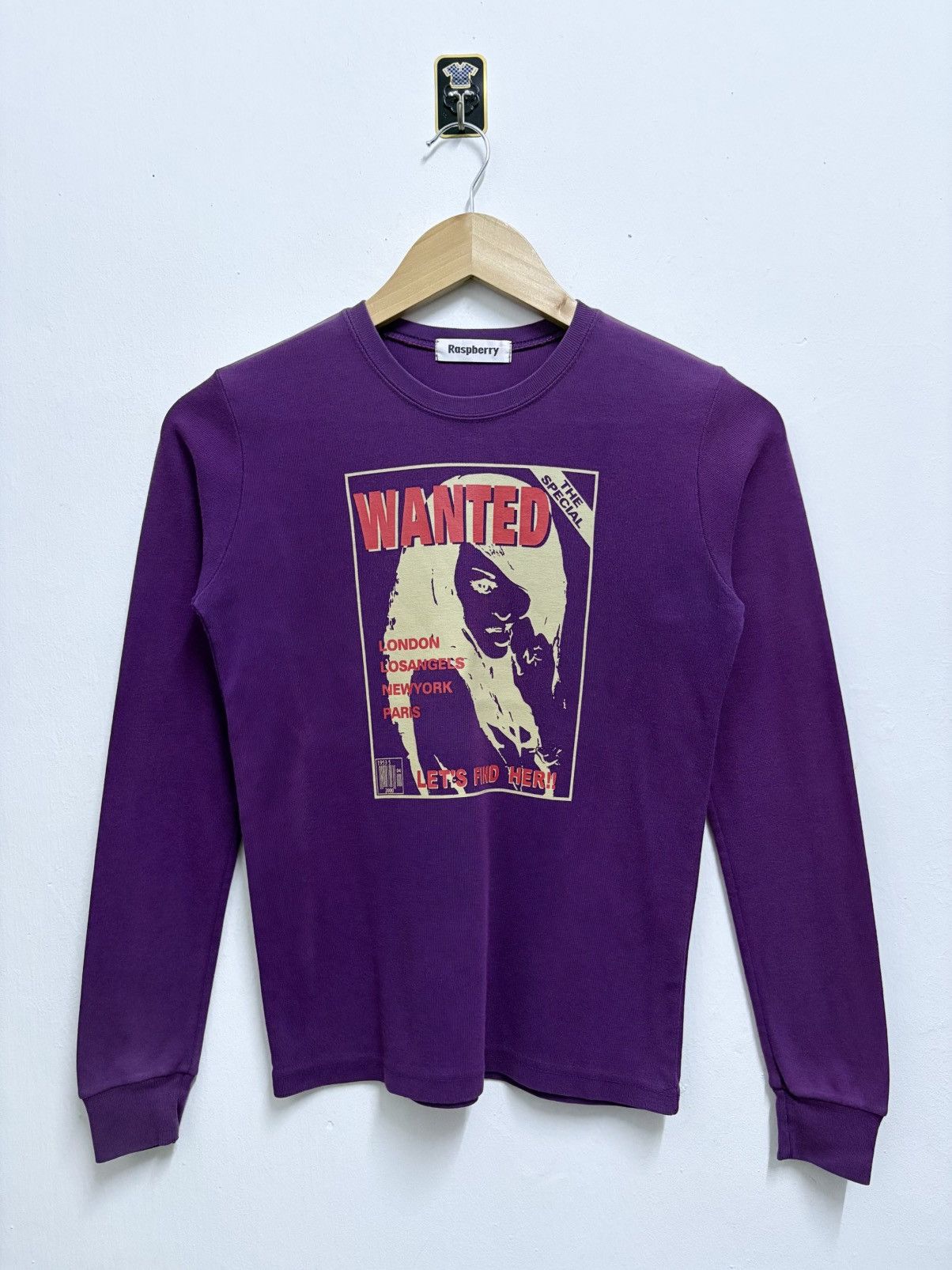 Hysteric Glamour 2000's Raspberry - The Wanted / Hysteric Glamour L/S T-Shirt Size XS / US 0-2 / IT 36-38 - 1 Thumbnail