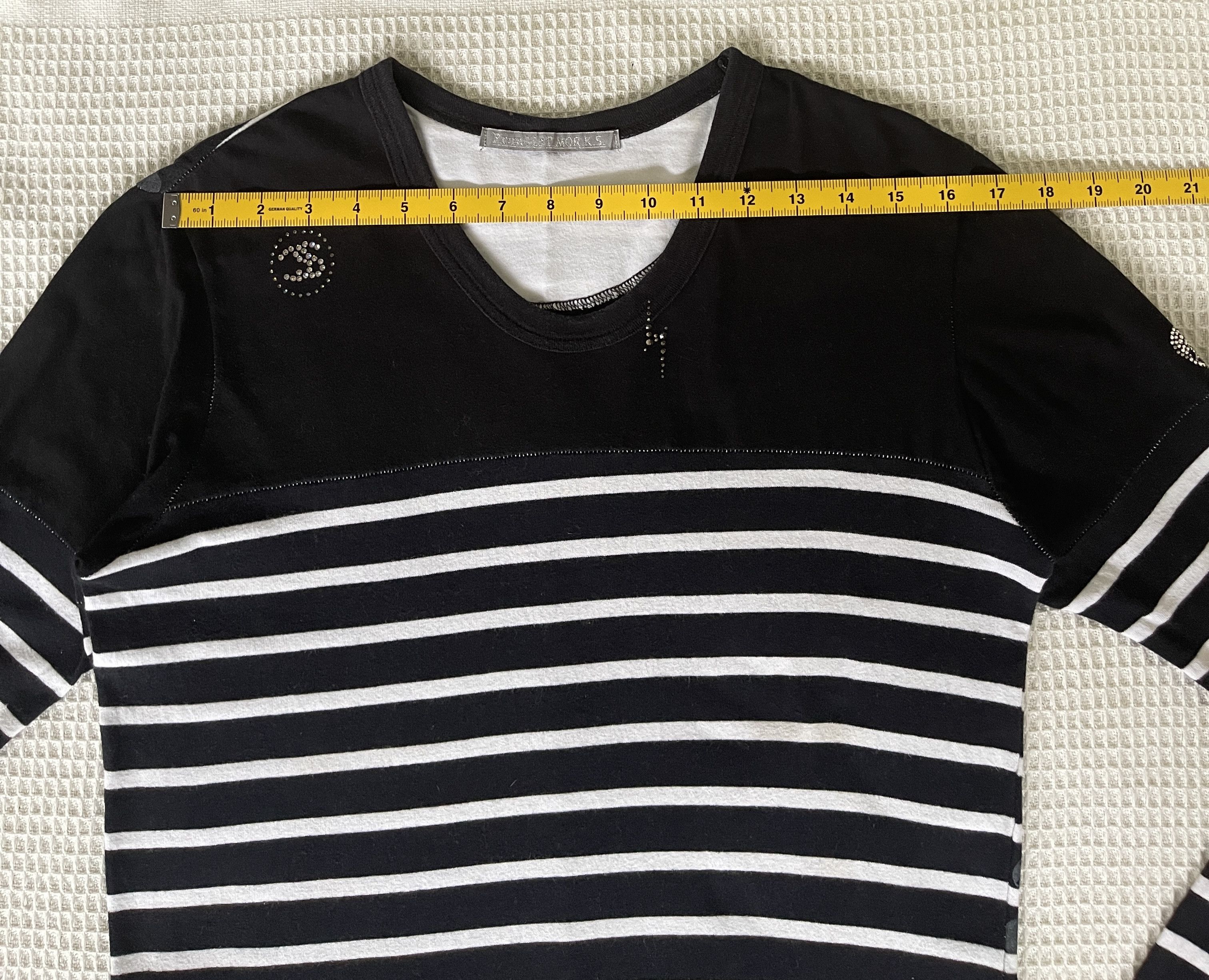 FranCisT MOR.K.S Vintage🔥FRANCIS.T.MOR.K.S🔥Striped V Neck Long Sleeve Tee Size US S / EU 44-46 / 1 - 19 Thumbnail