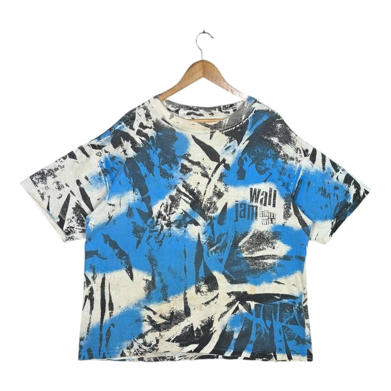 Vintage Vintage 1989 Wall Jam Street Wear AOP Skate Shirt L Size US L / EU 52-54 / 3 - 1 Thumbnail
