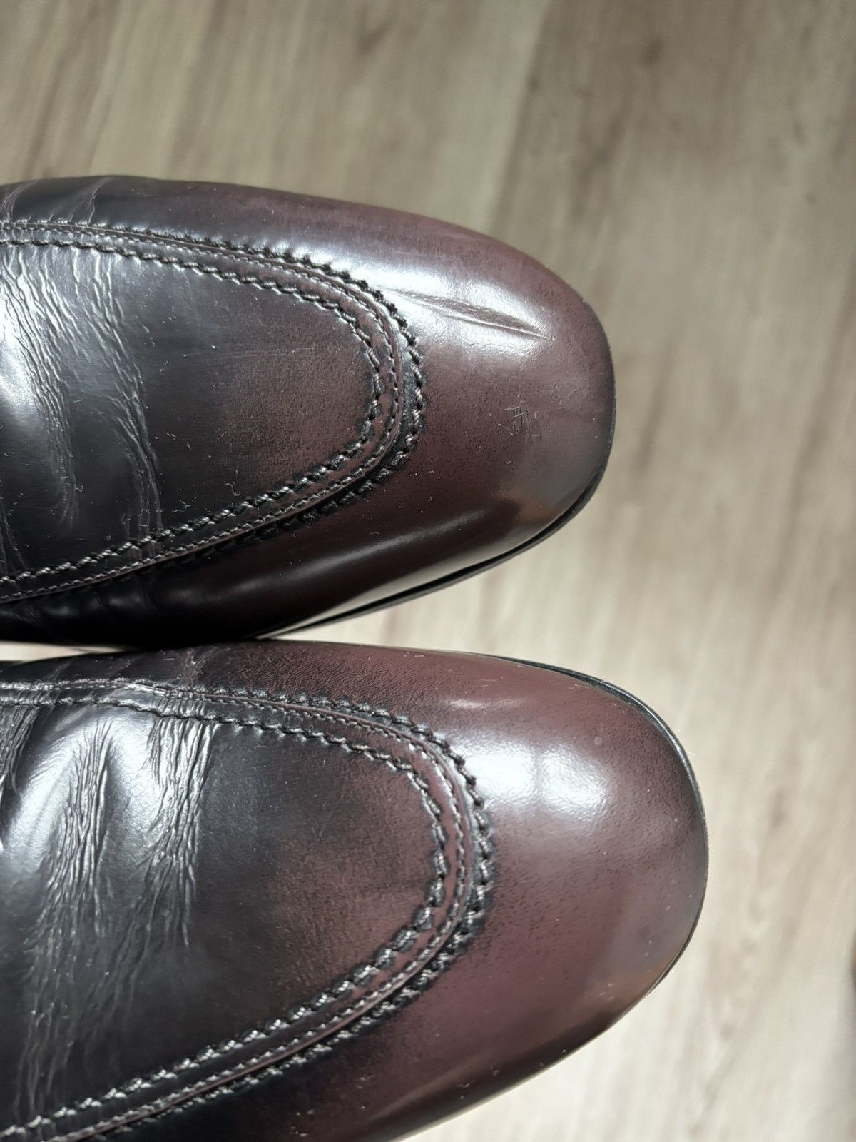 Bally Bally Albers Leather Ankle Boots Side Zip Black Bordeaux Size US 9.5 / EU 42-43 - 3 Thumbnail