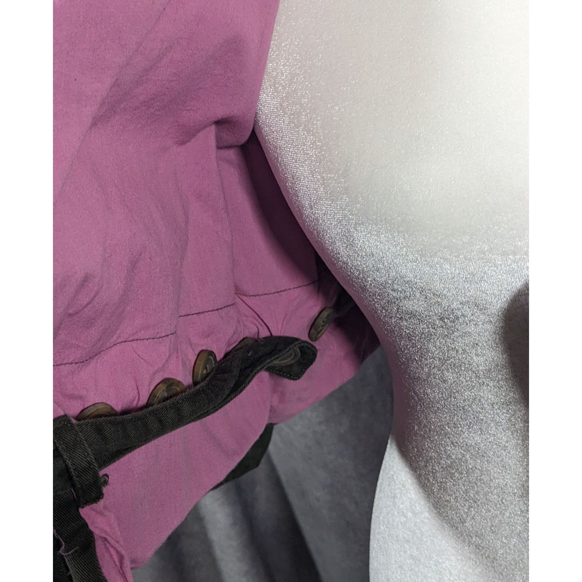 Other Vintage Kaleidoscope Cropped Pink And Grey Button Jacket Siz Size M / US 6-8 / IT 42-44 - 10 Thumbnail